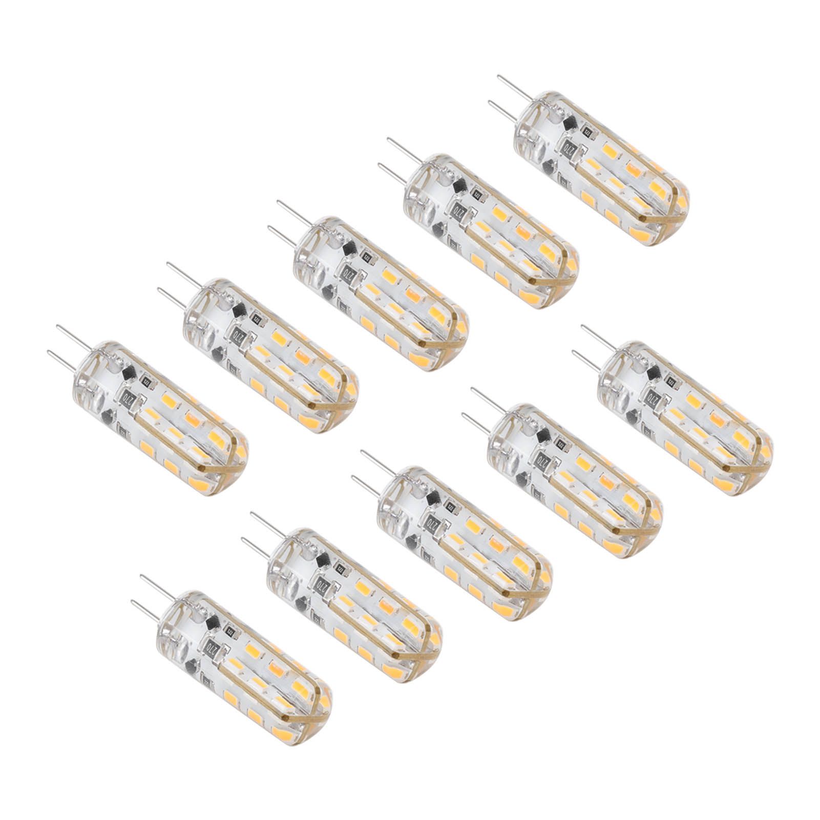 10pcs G4 LED Bulb 1.5W DC12V Warm White 3000K 110LM Bi Pin Light Bulbs LED for view 9