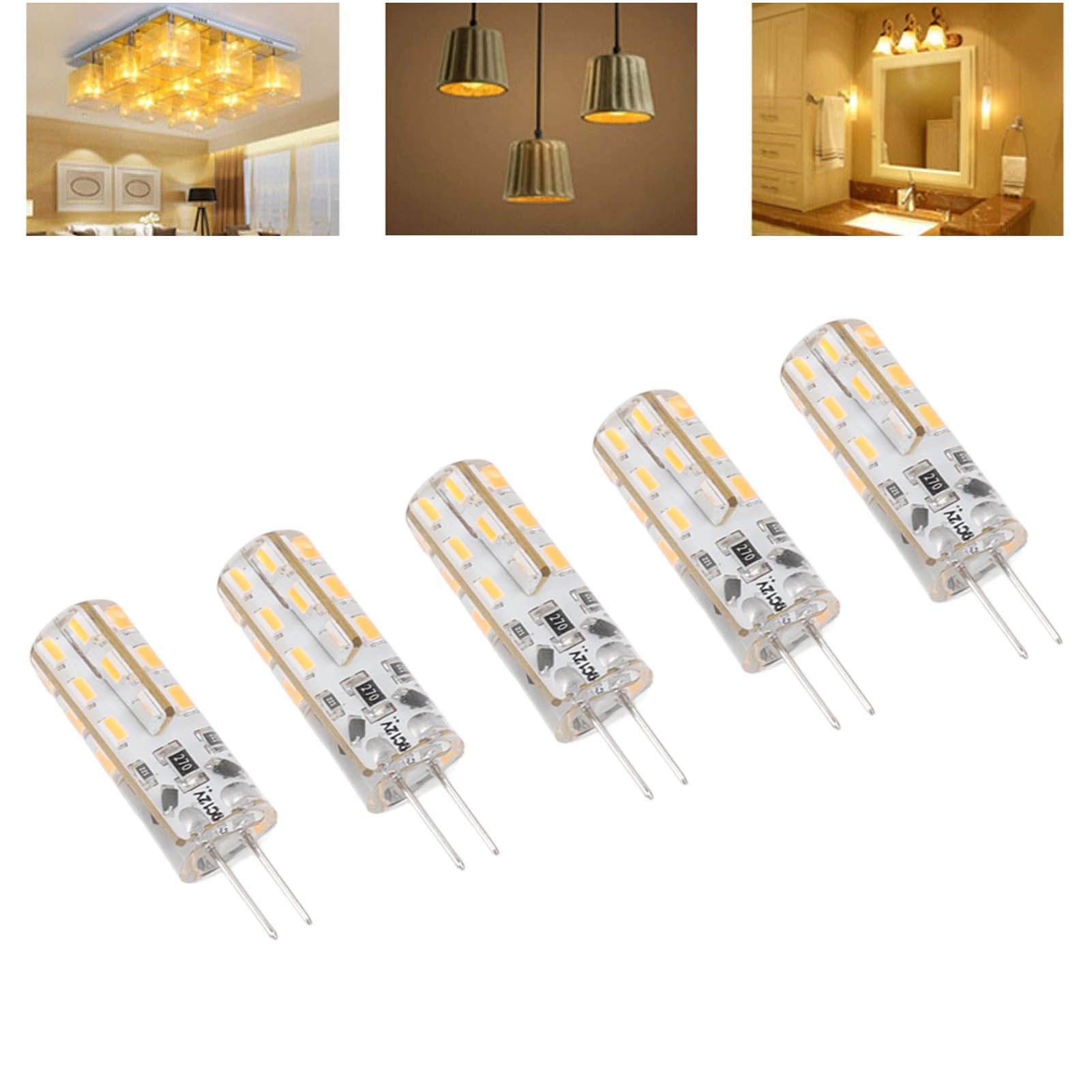 10pcs G4 LED Bulb 1.5W DC12V Warm White 3000K 110LM Bi Pin Light Bulbs LED for view 12