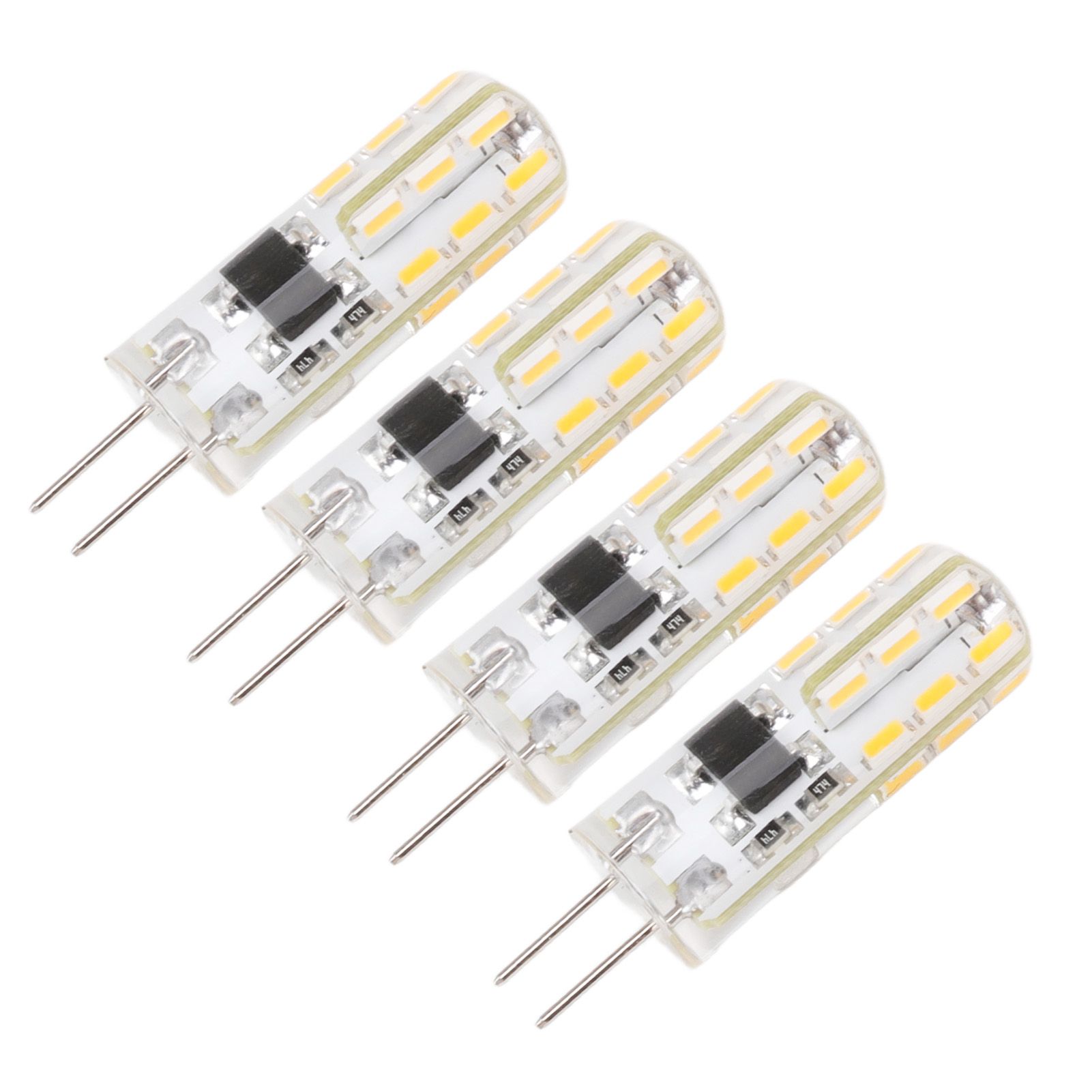 10pcs G4 LED Bulb Double Feet Base 1.5W AC110V 110LM Silicone Light Bulb for view 4