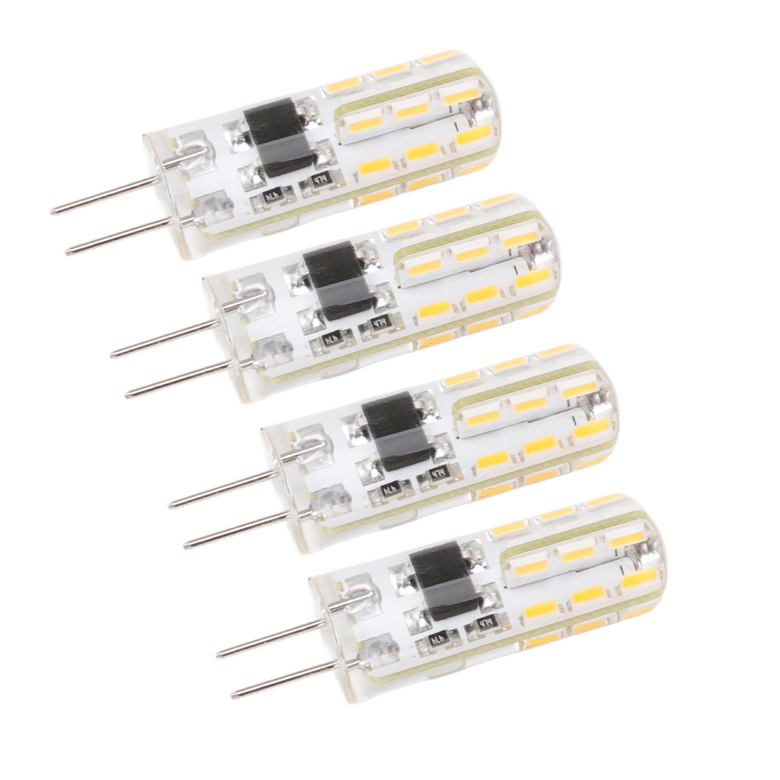 10pcs G4 LED Bulb Double Feet Base 1.5W AC110V 110LM Silicone Light Bulb for view 5