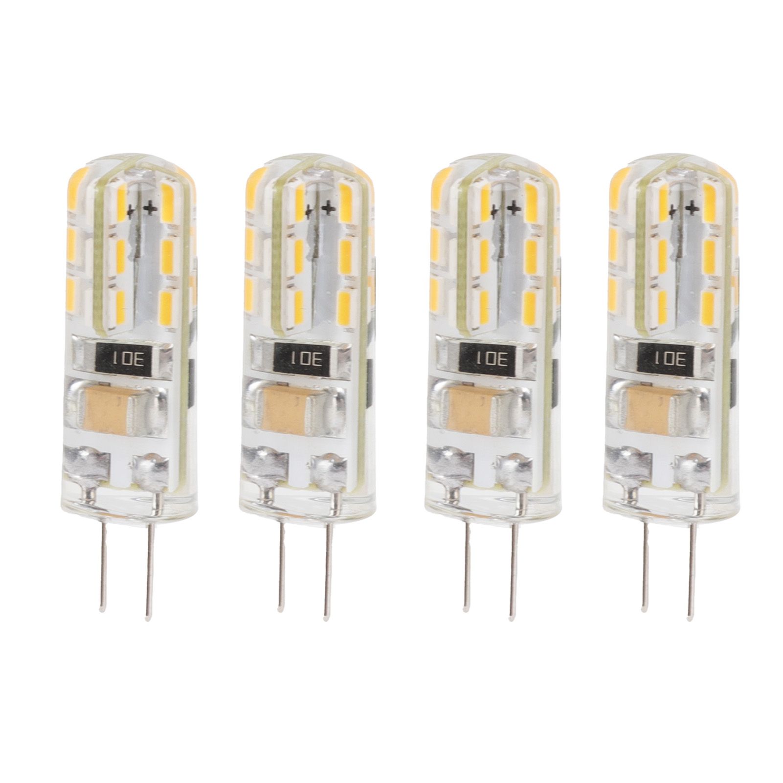 10pcs G4 LED Bulb Double Feet Base 1.5W AC110V 110LM Silicone Light Bulb for view 8