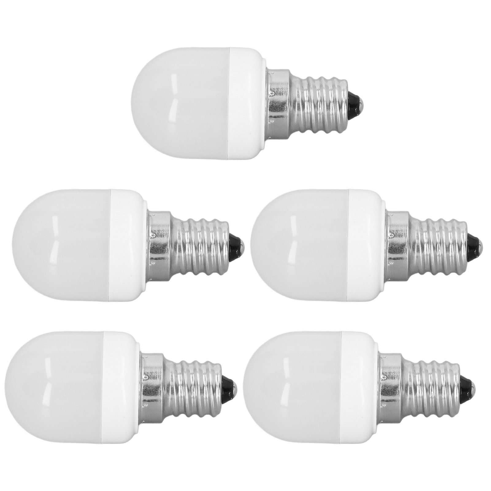 5Pcs Ceiling Light Bulbs 1.5W High Temp Resistant White 75 Luminous Flux E12 view 2