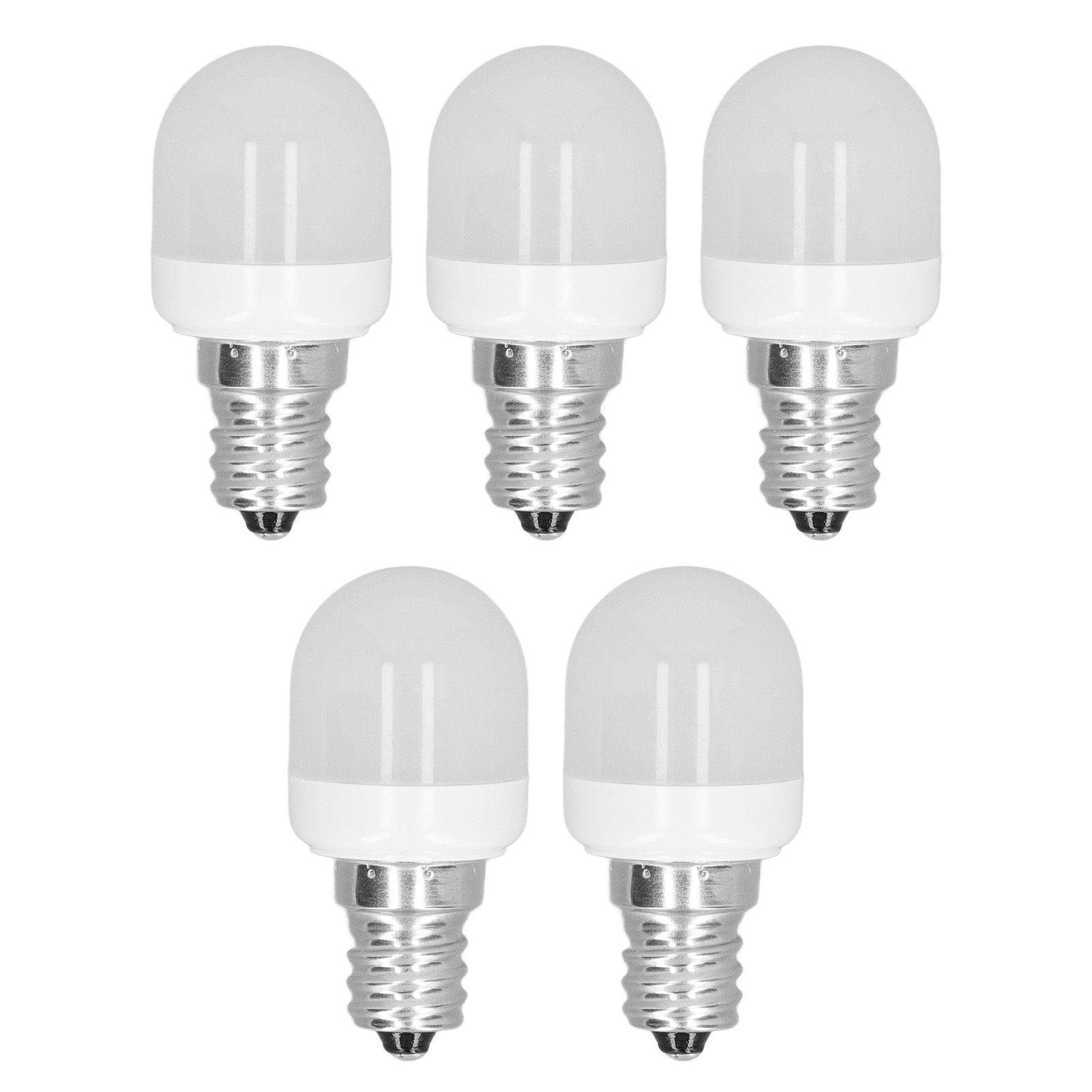 5pcs Light Bulbs E12 Thread Soft Light 1.5W 75LM LED Light Bulbs for Desk Lamp