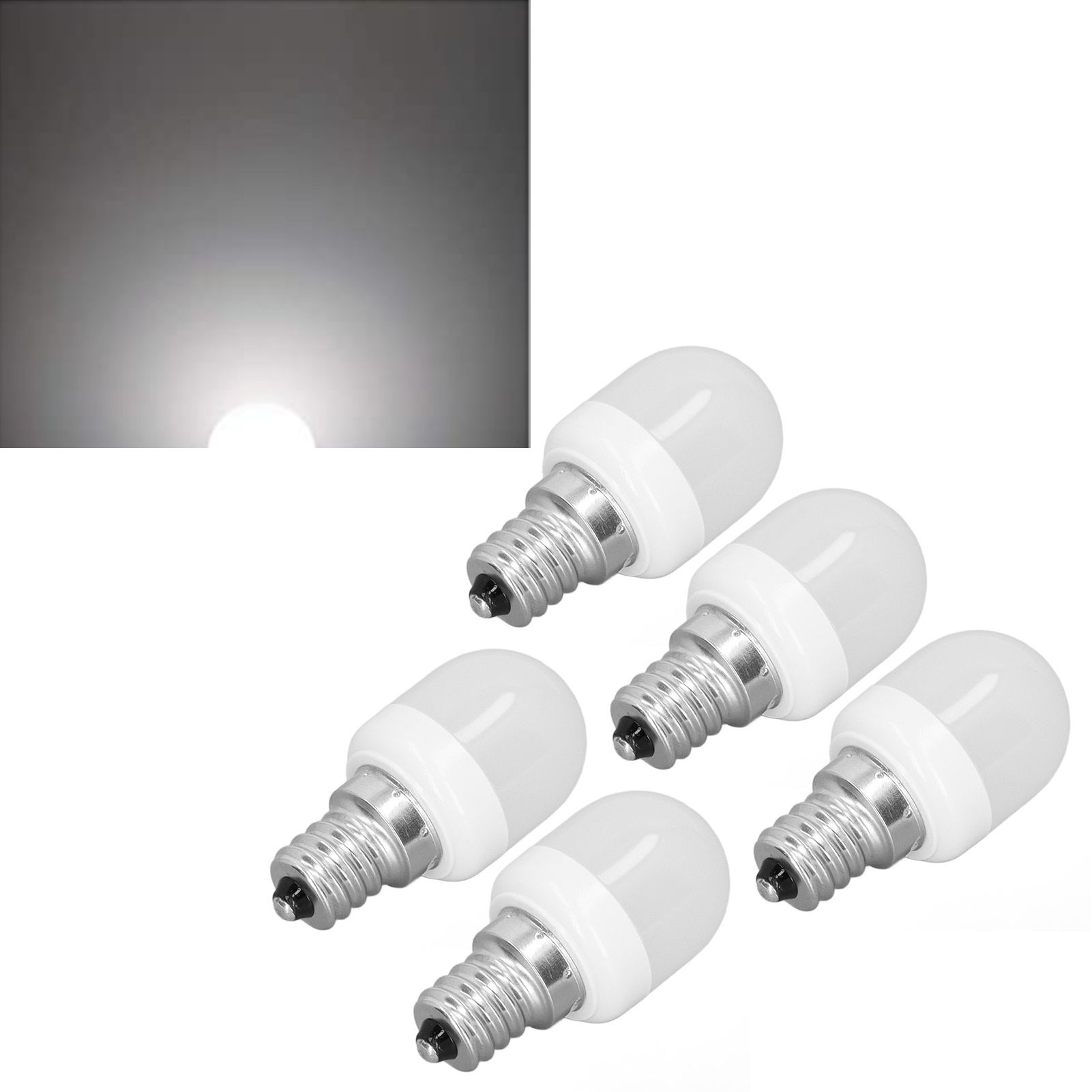 5pcs Light Bulbs E12 Thread Soft Light 1.5W 75LM LED Light Bulbs for Desk Lamp view 11