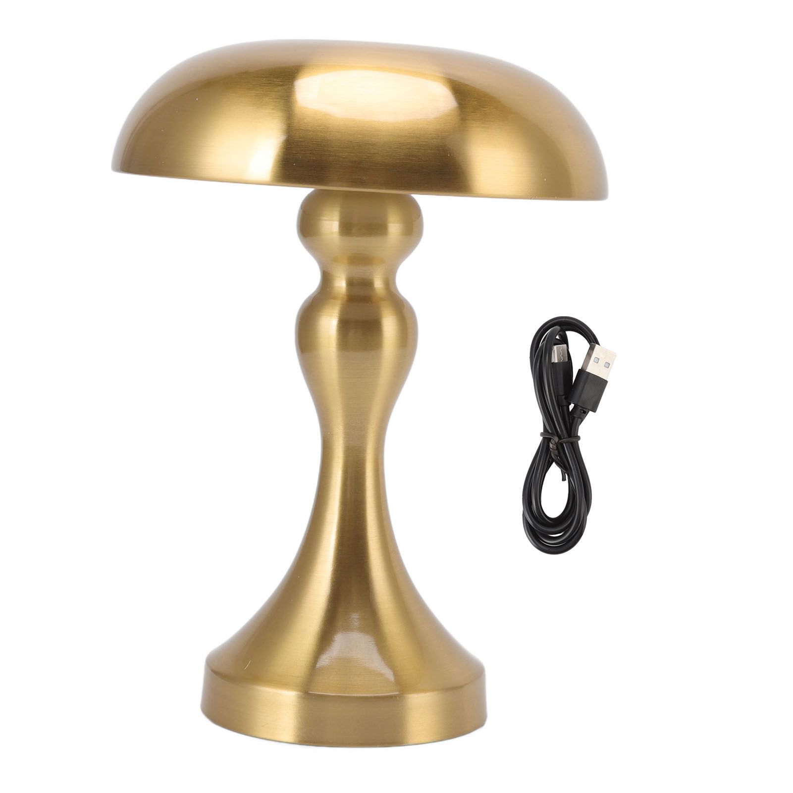 Table Lamp Rechargeable Mushroom Shape 3 Speed Color Temperature Touch