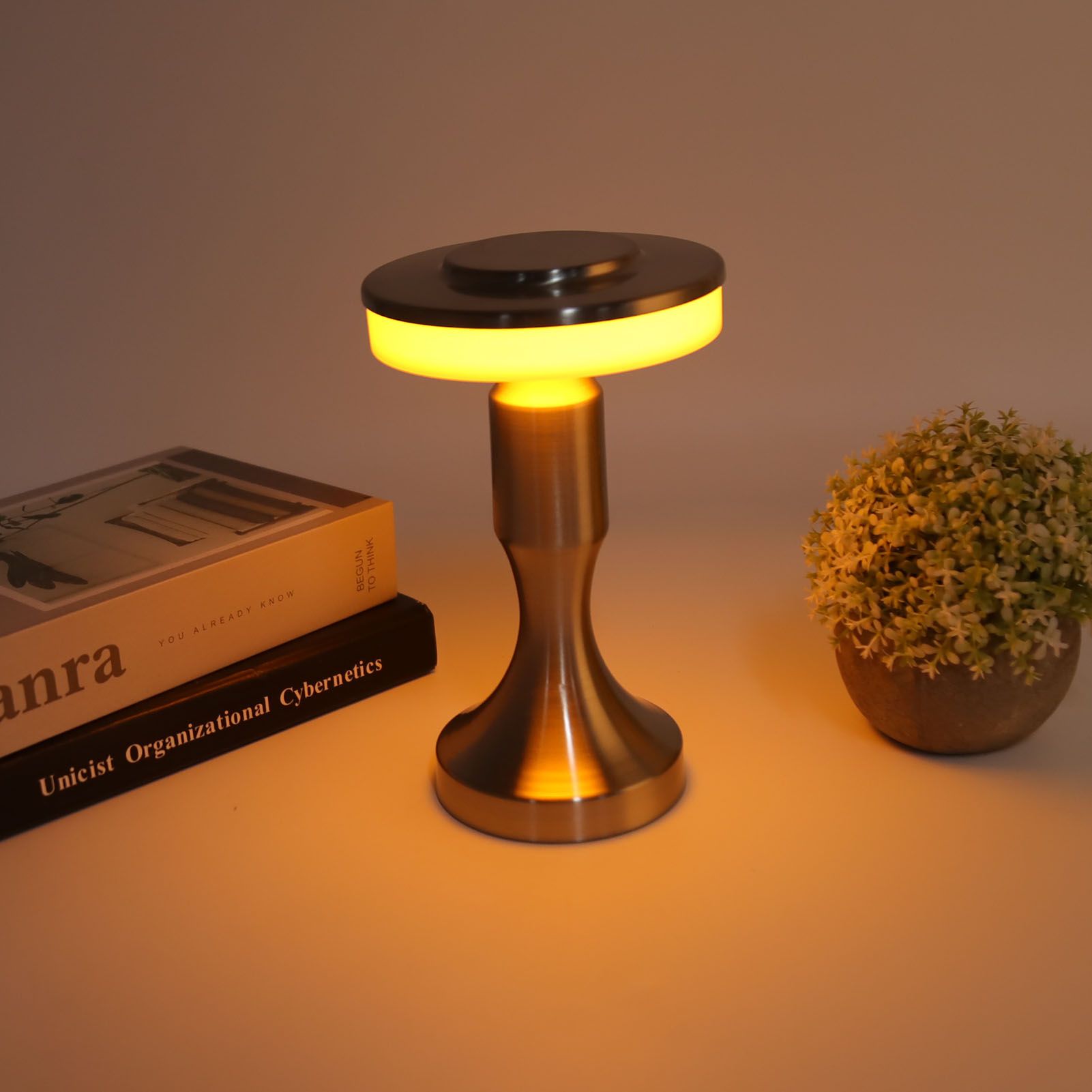 Portable LED Table Lamp Touch Sensor 3 Color Temperatures Rechargeable Battery view 12