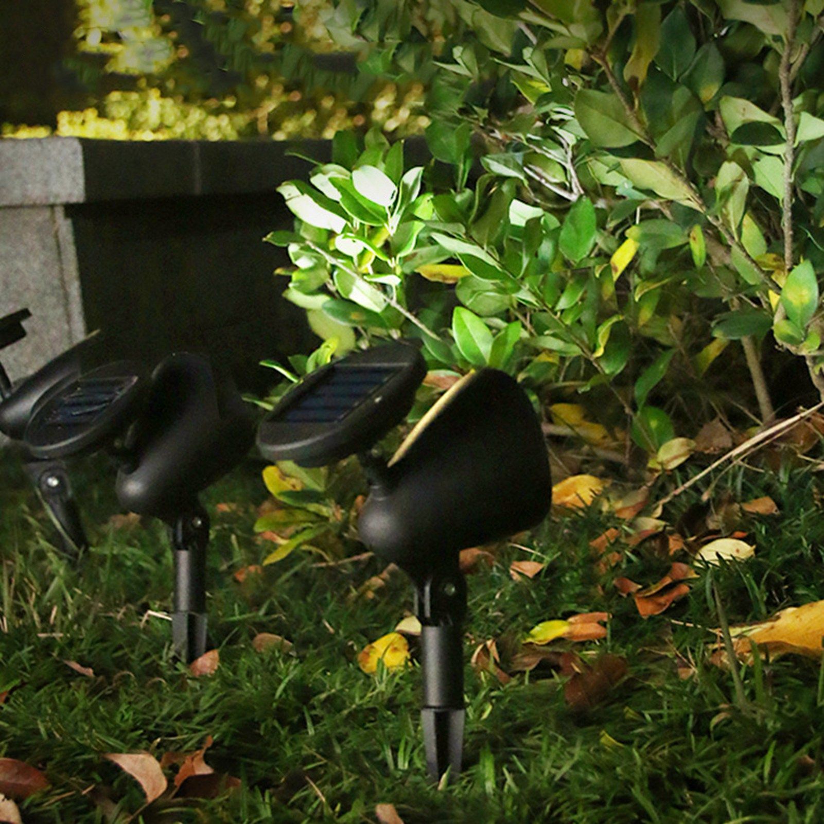 Outdoor Solar Spotlight LED Lamp Waterproof Garden Lamp Ground Lawn Light for view 4