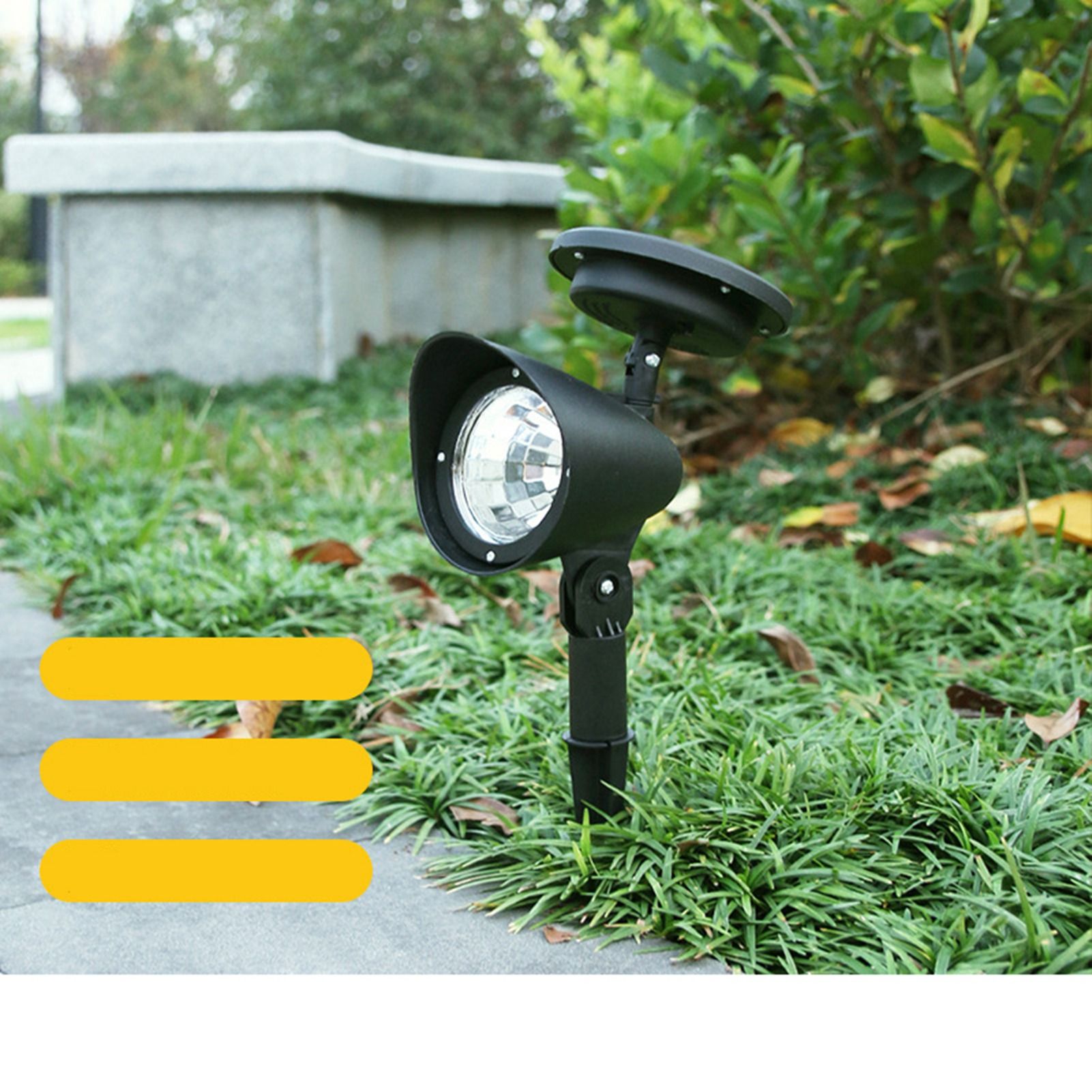 Outdoor Solar Spotlight LED Lamp Waterproof Garden Lamp Ground Lawn Light for view 6