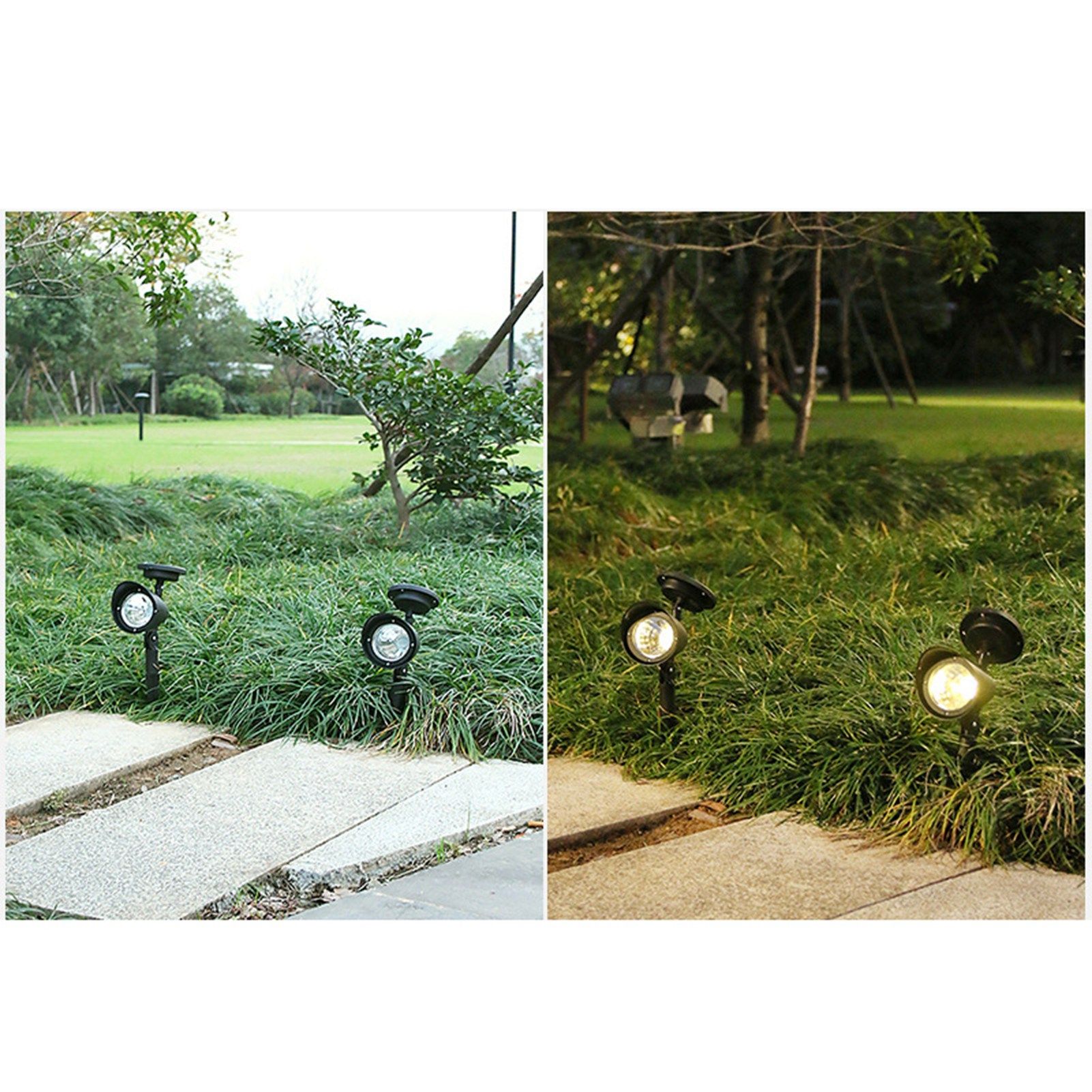 Outdoor Solar Spotlight LED Lamp Waterproof Garden Lamp Ground Lawn Light for view 7