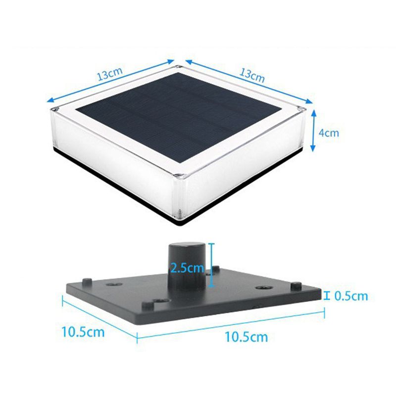 Solar LED Post Light High Brightness Waterproof Safe Stable Solar Post Lamp view 2