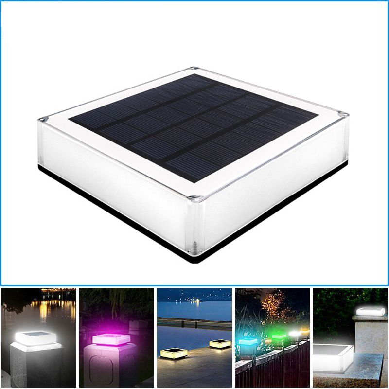Solar LED Post Light High Brightness Waterproof Safe Stable Solar Post Lamp view 6
