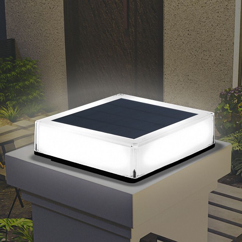 Solar LED Post Light High Brightness Waterproof Safe Stable Solar Post Lamp view 7
