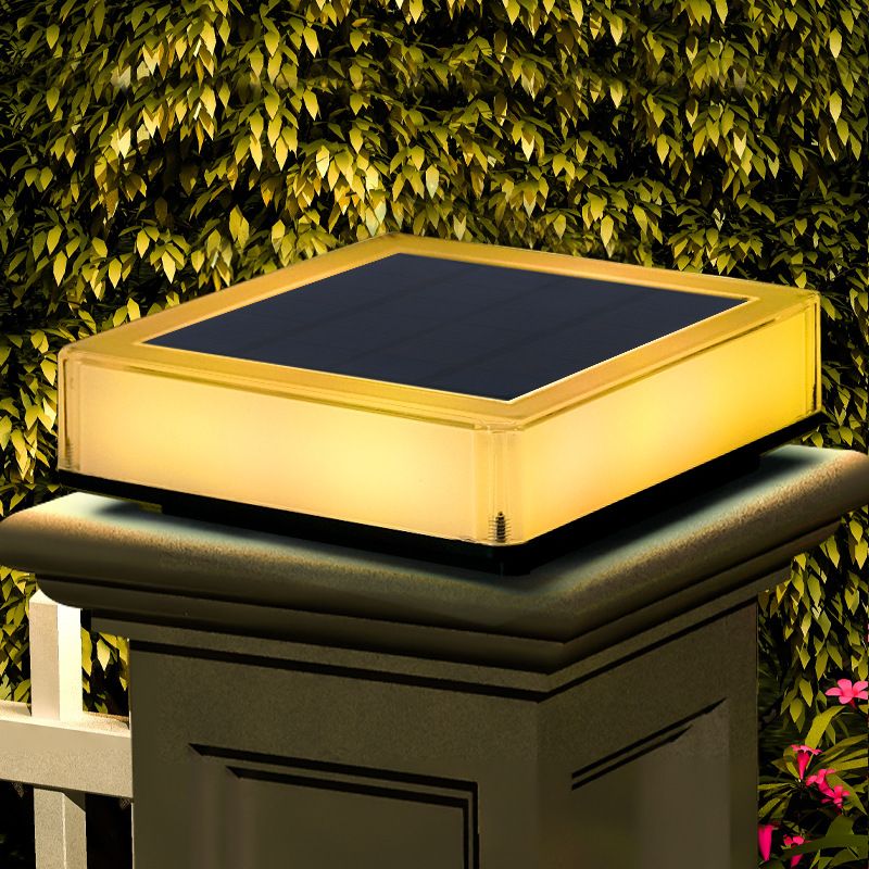 Solar LED Post Light High Brightness Waterproof Safe Stable Solar Post Lamp view 8