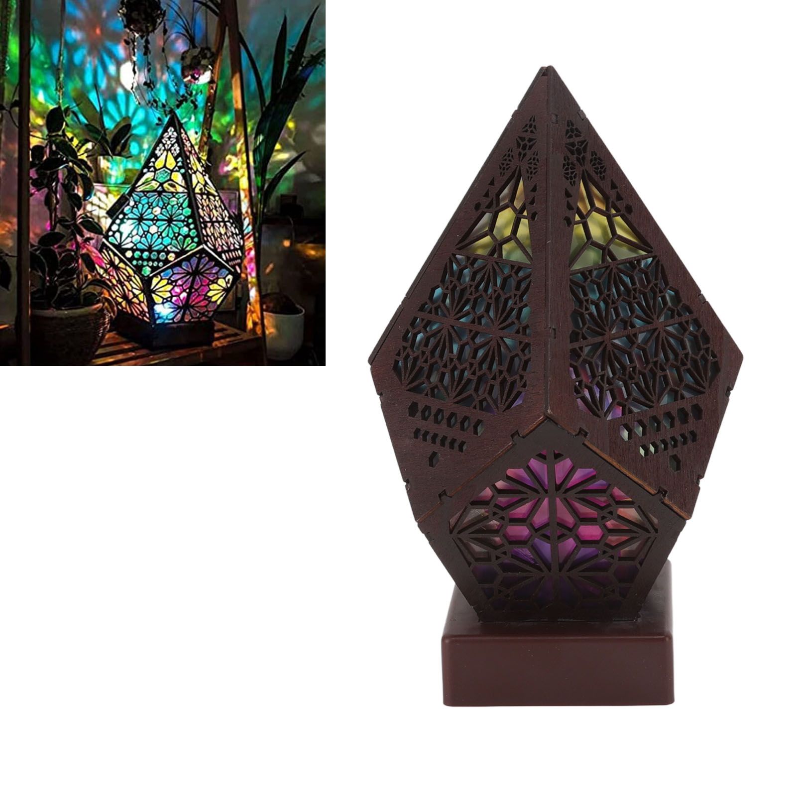 Colorful Bohemian LED Night Light Polar Star Starry Sky Floor Projection Lamp view 11
