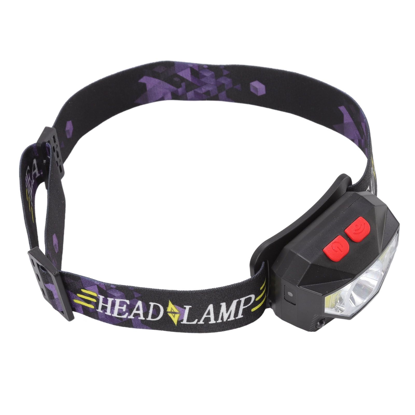 LED Outdoor Headlamp ABS Mini Multifunction USB Charging COB Sensor Head view 2