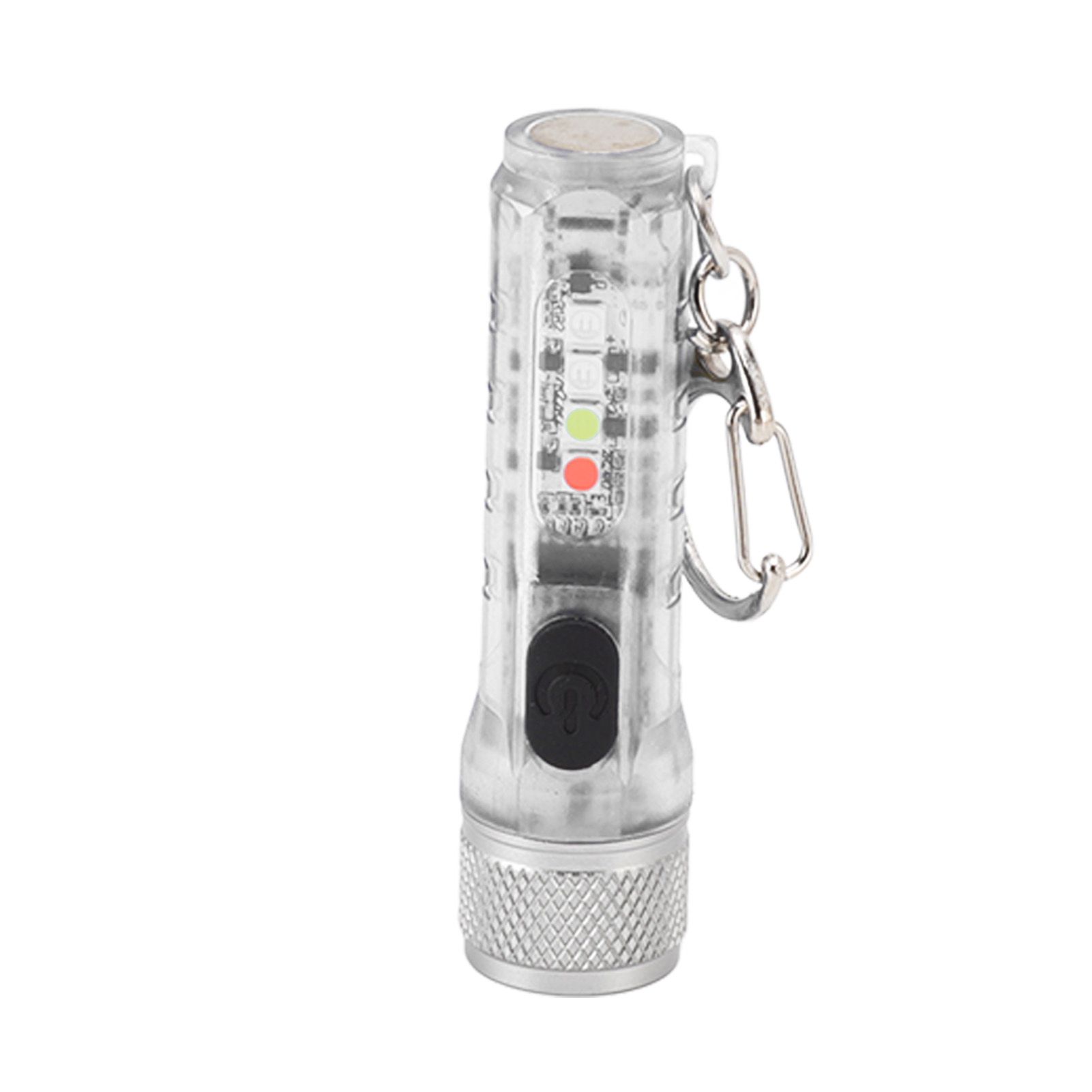 Keychain Flashlight Long Range Super Bright LED Flashlight USB Rechargeable