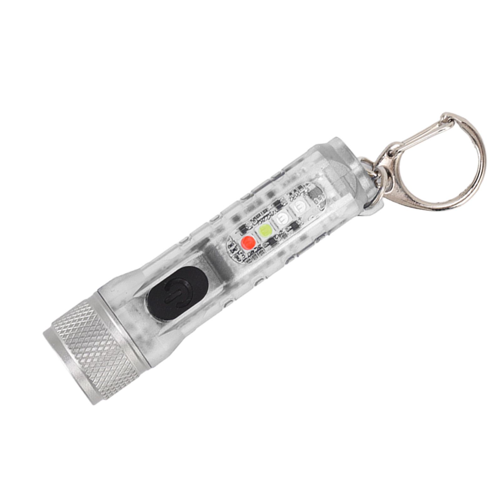 Keychain Flashlight Long Range Super Bright LED Flashlight USB Rechargeable view 2