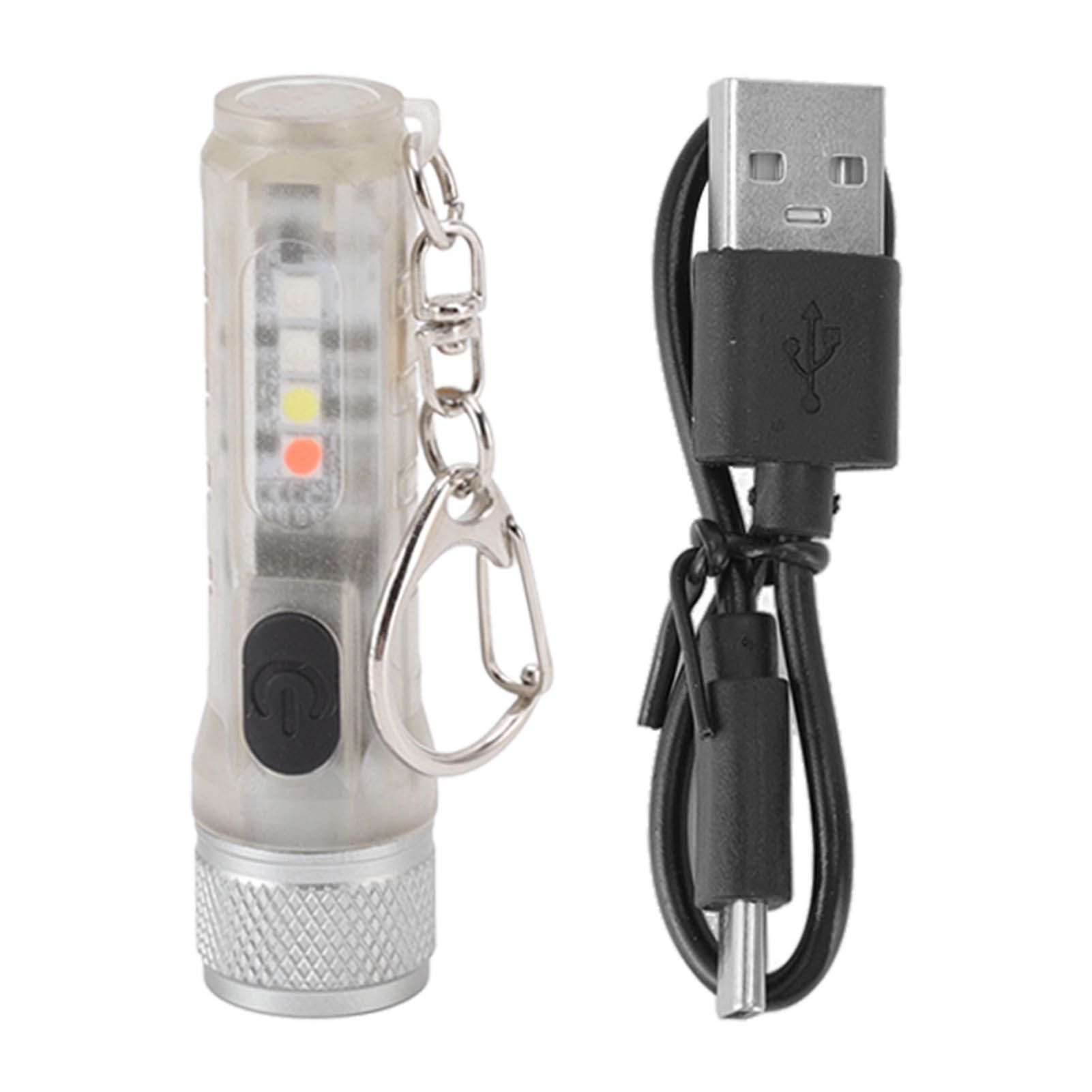 Strong Light Mini Keychain Flashlight Outdoor Portable Super Bright