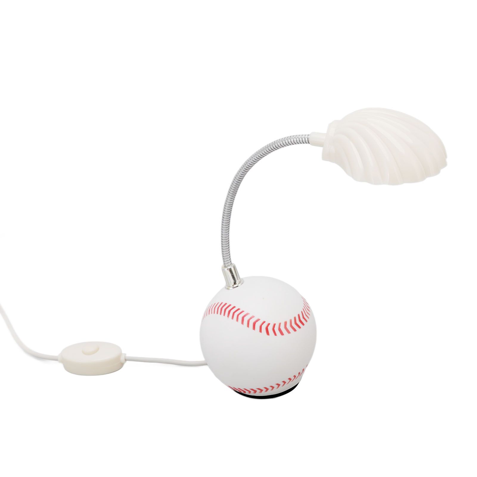 LED Table Lamp Baseball Base Seashell Shape Light Head Soft Light Portable USB view 4