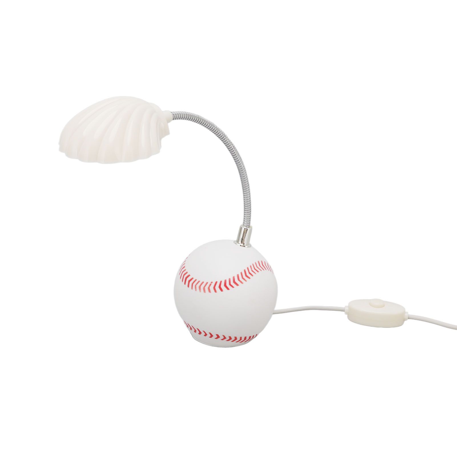 LED Table Lamp Baseball Base Seashell Shape Light Head Soft Light Portable USB view 7
