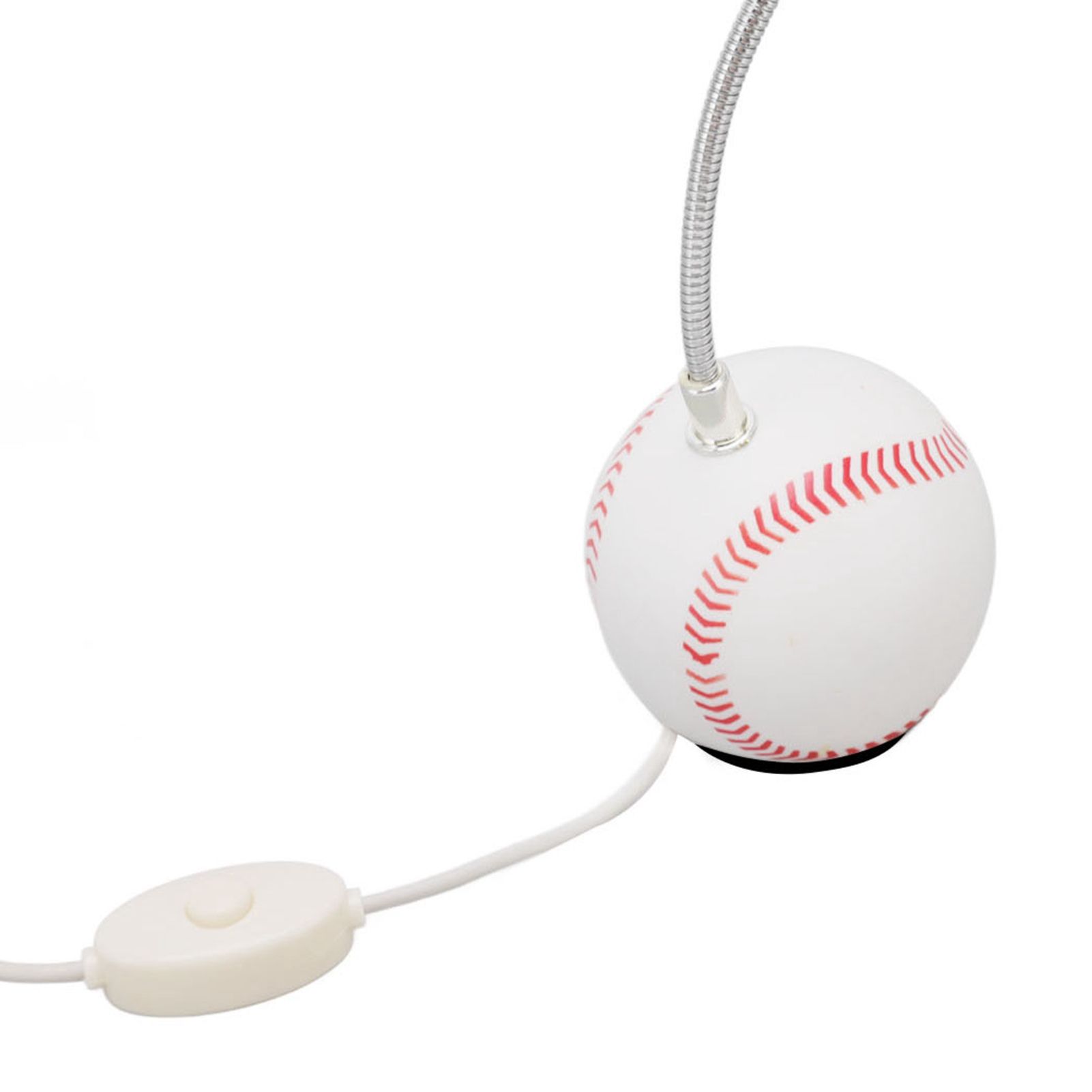 LED Table Lamp Baseball Base Seashell Shape Light Head Soft Light Portable USB view 13