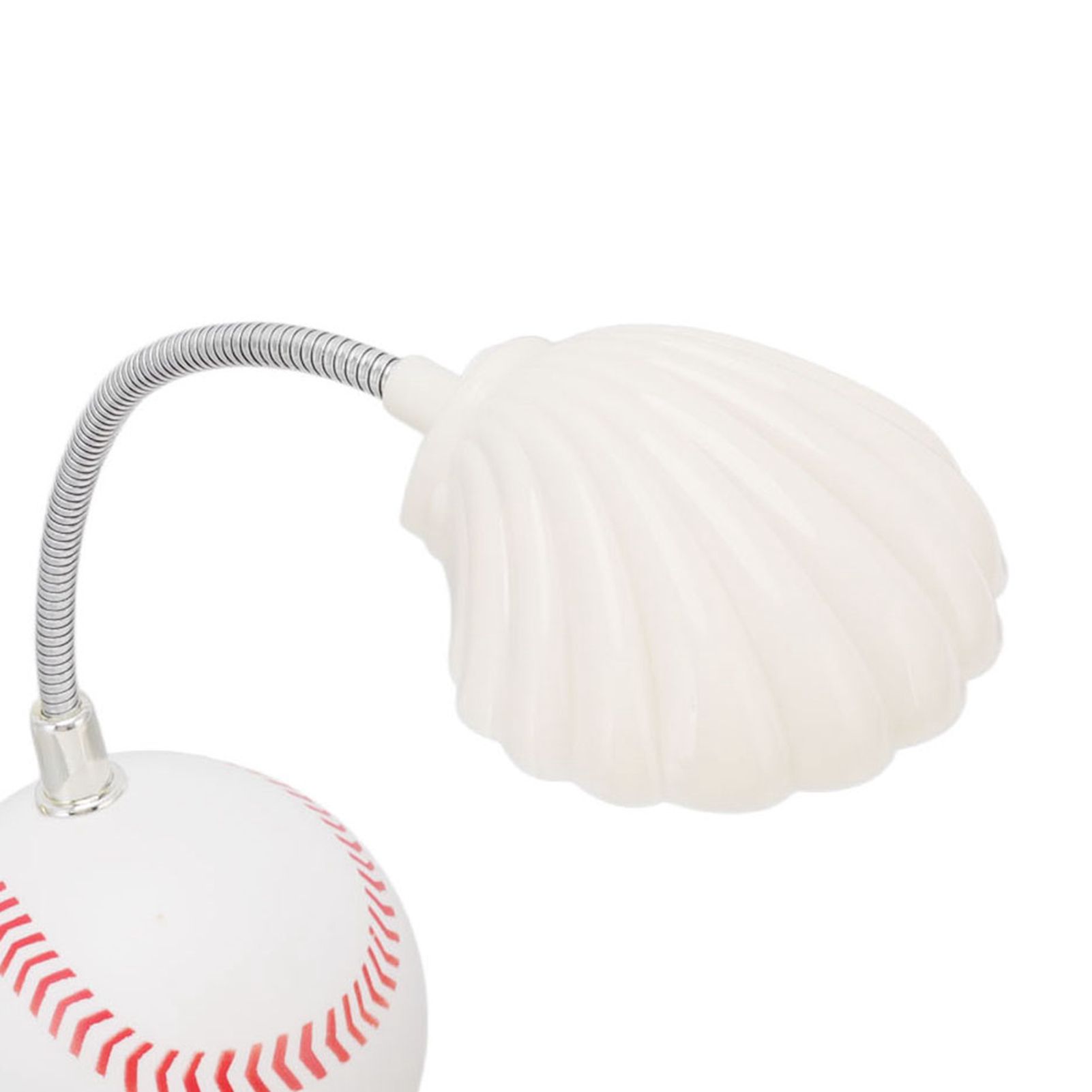 LED Table Lamp Baseball Base Seashell Shape Light Head Soft Light Portable USB view 15
