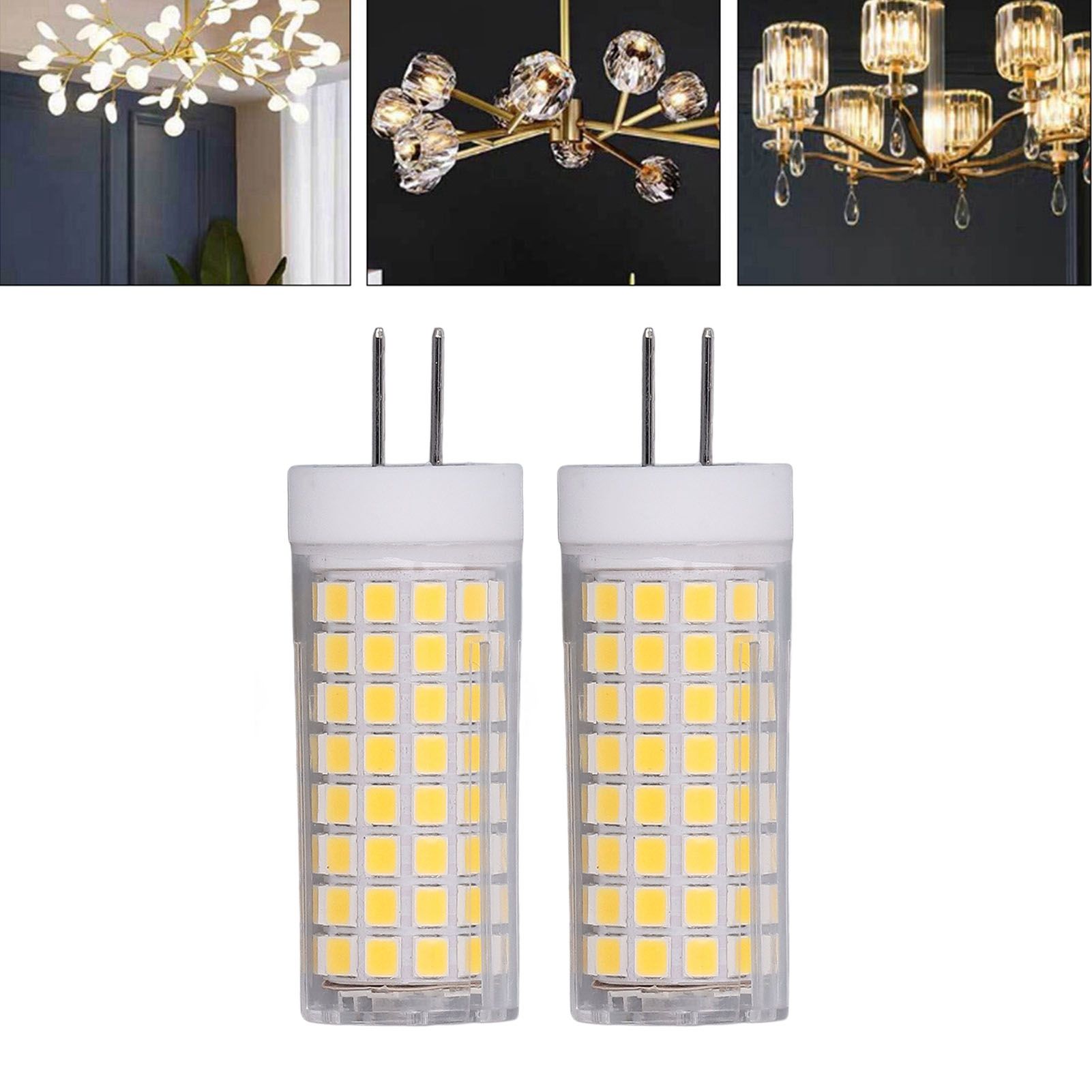 2Pcs LED Corn Bulb Natural Light Ceramic G8 102LED 10W Dimmable LED Corn Bulb view 12