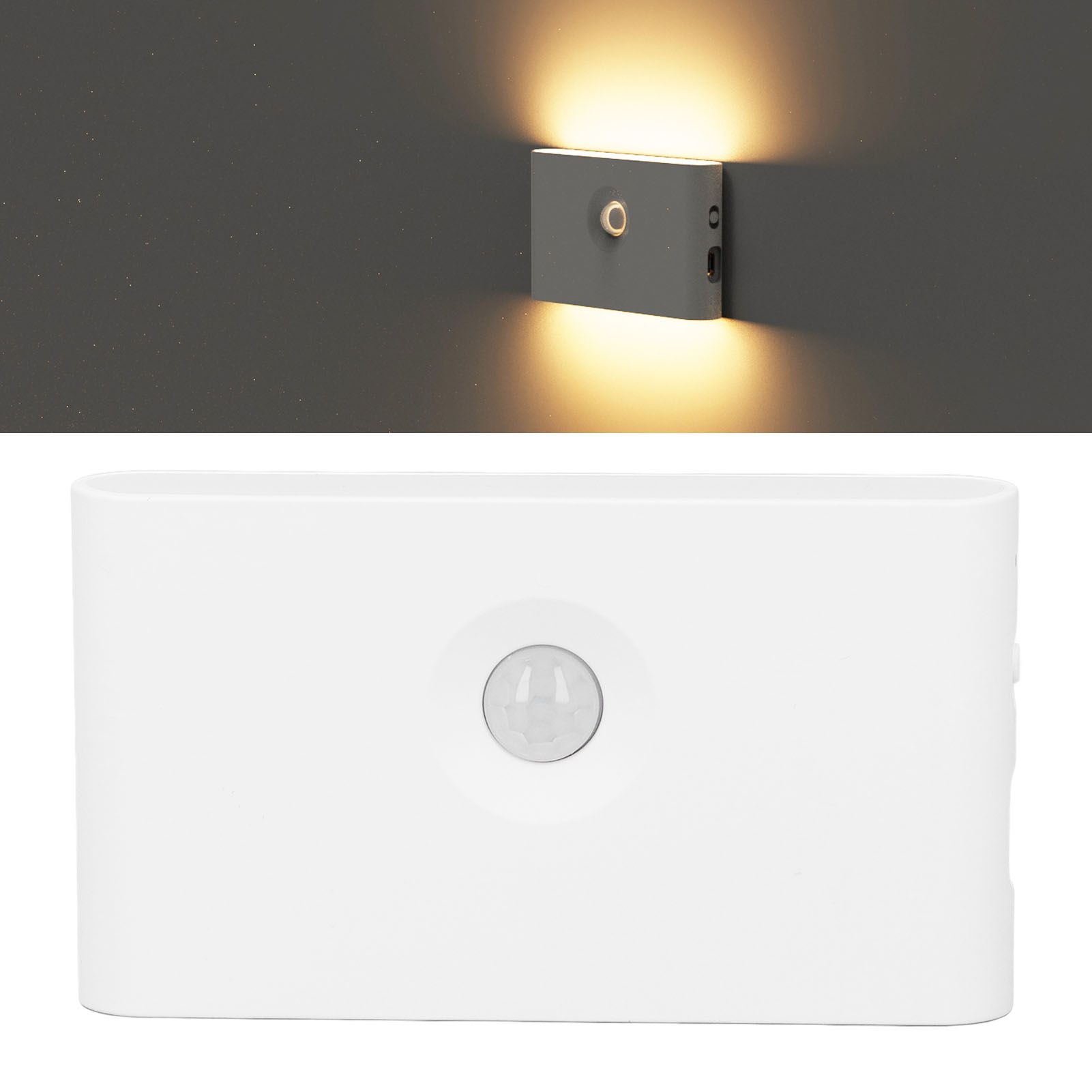 LED Motion Sensor Light Type C Rechargeable 360 Degrees Rotated Induction view 12