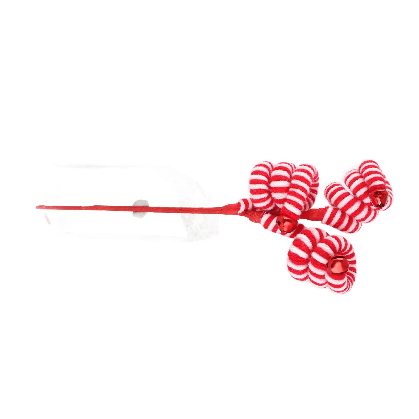 Christmas Candy Canes Wool Christmas Candy Cane Hanging Ornaments view 2