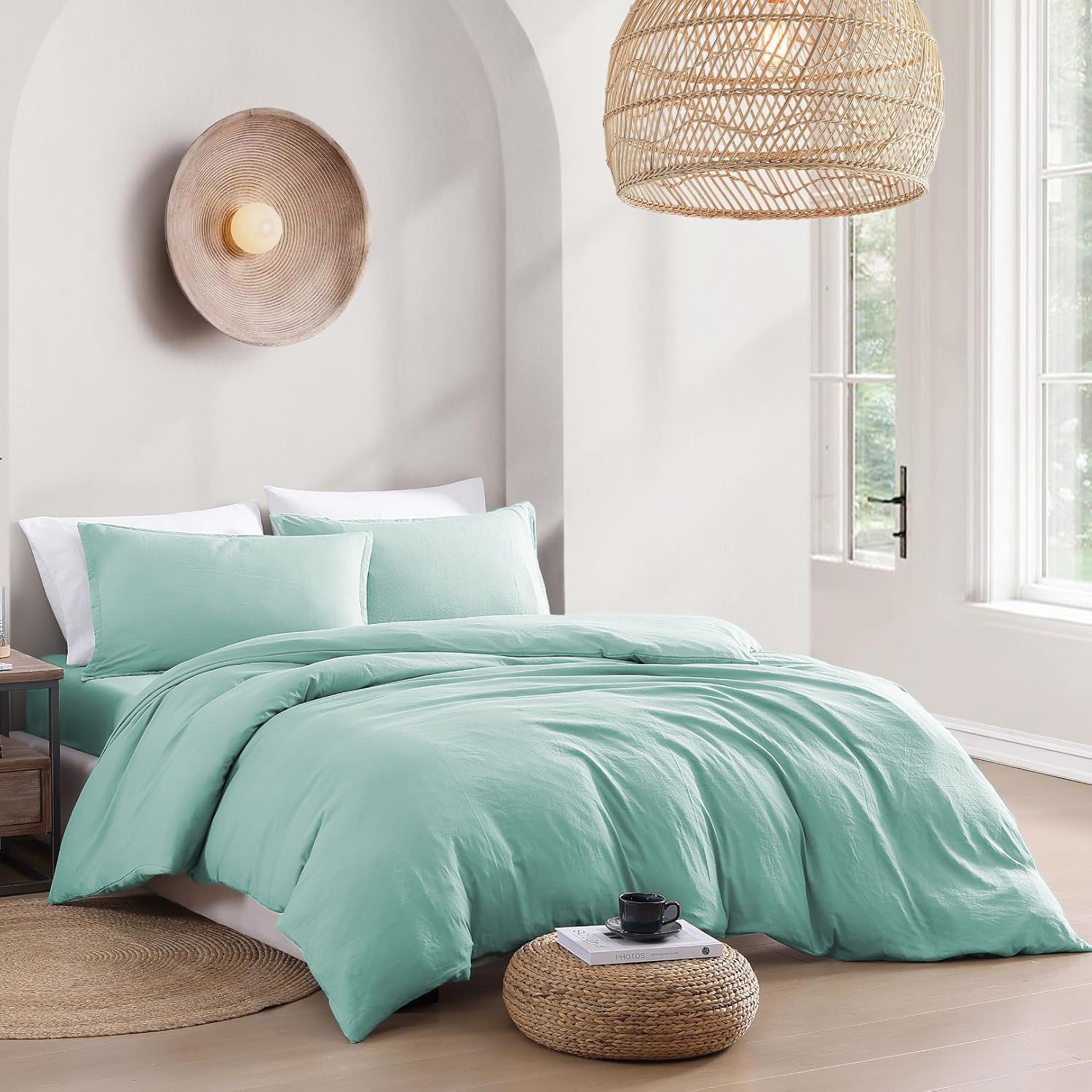 Hotel Soft Microfiber Duvet Cover Set-2000TC Quilt Cover Set & Pillowcases -1 view 6