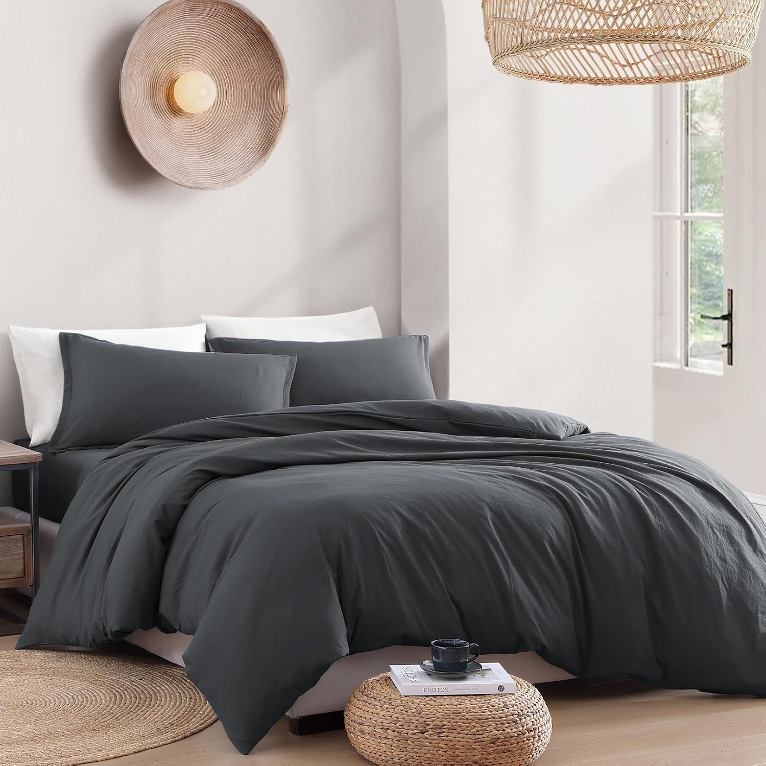Hotel Soft Microfiber Duvet Cover Set-2000TC Quilt Cover Set & Pillowcases -1 view 7