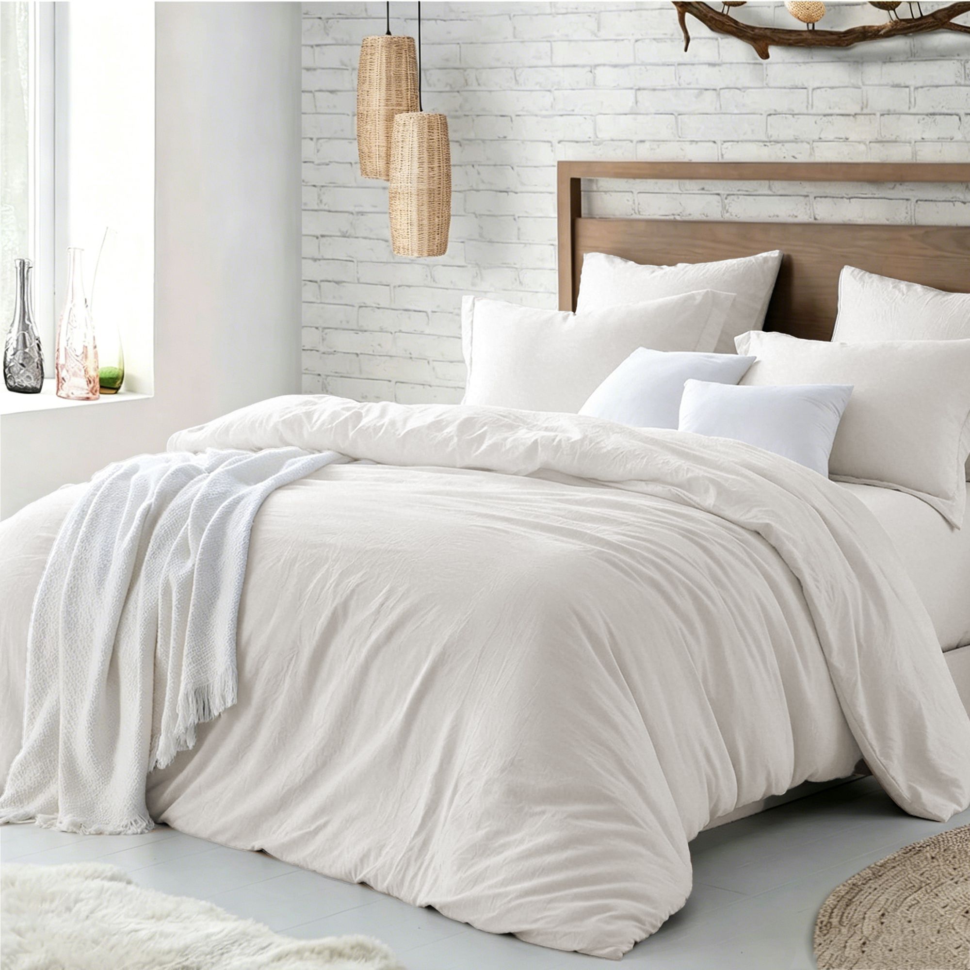 Hotel Soft Microfiber Duvet Cover Set-2000TC Quilt Cover Set & Pillowcases -1 — image 1