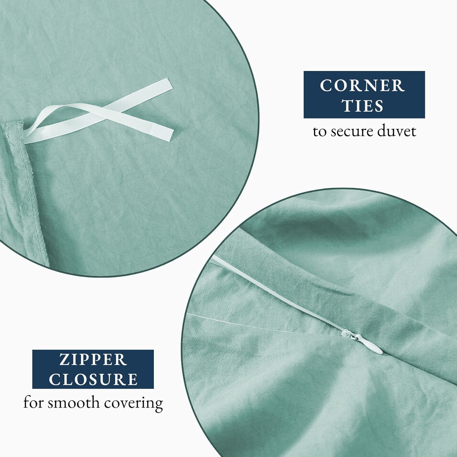 Hotel Soft Microfiber Duvet Cover Set-2000TC Quilt Cover Set & Pillowcases -1 view 5