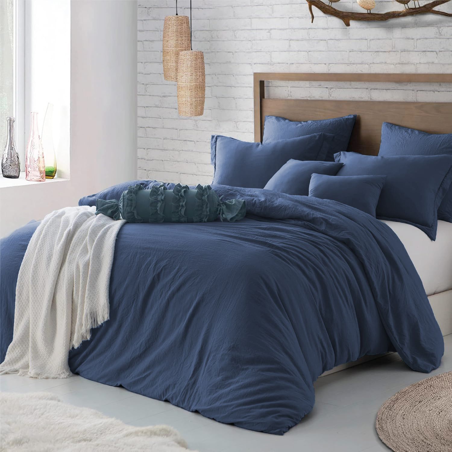 Hotel Soft Microfiber Duvet Cover Set-2000TC Quilt Cover Set & Pillowcases -1 — image 1