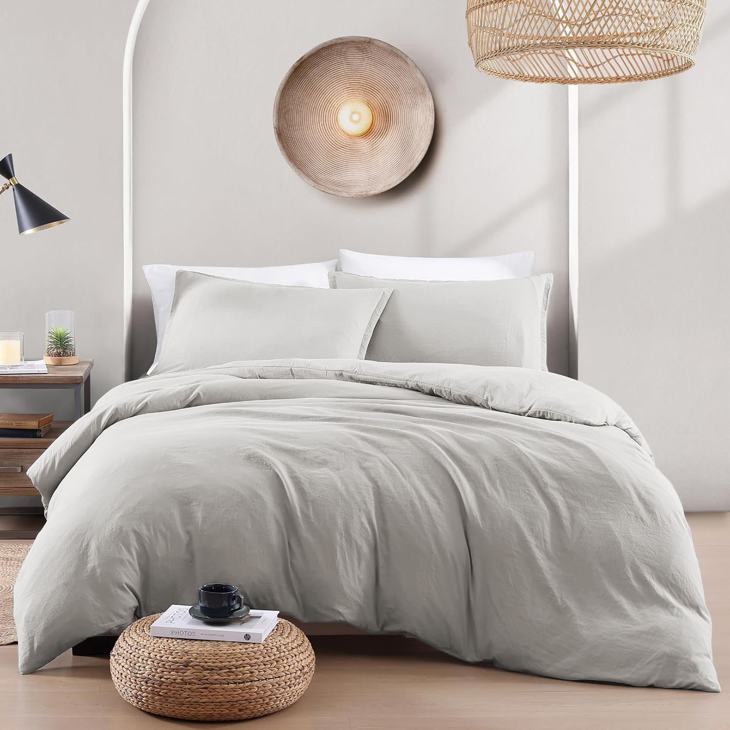 Hotel Soft Microfiber Duvet Cover Set-2000TC Quilt Cover Set & Pillowcases -1 view 7