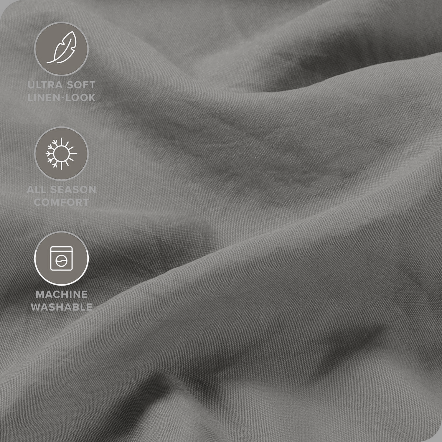 Hotel Quality Fitted Sheet - 1 Piece Fitted Sheet -Breathable Bedding - Wrinkle view 5