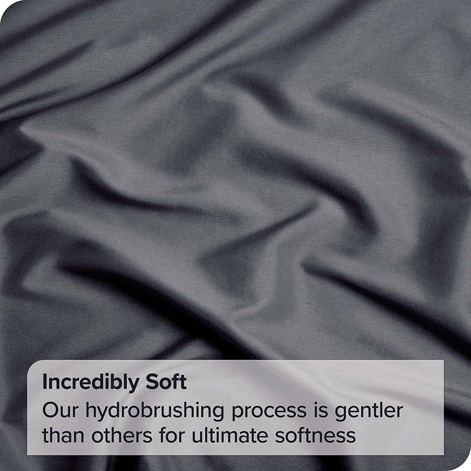 Hotel Quality Fitted Sheet - 1 Piece Fitted Sheet -Breathable Bedding - Wrinkle view 3