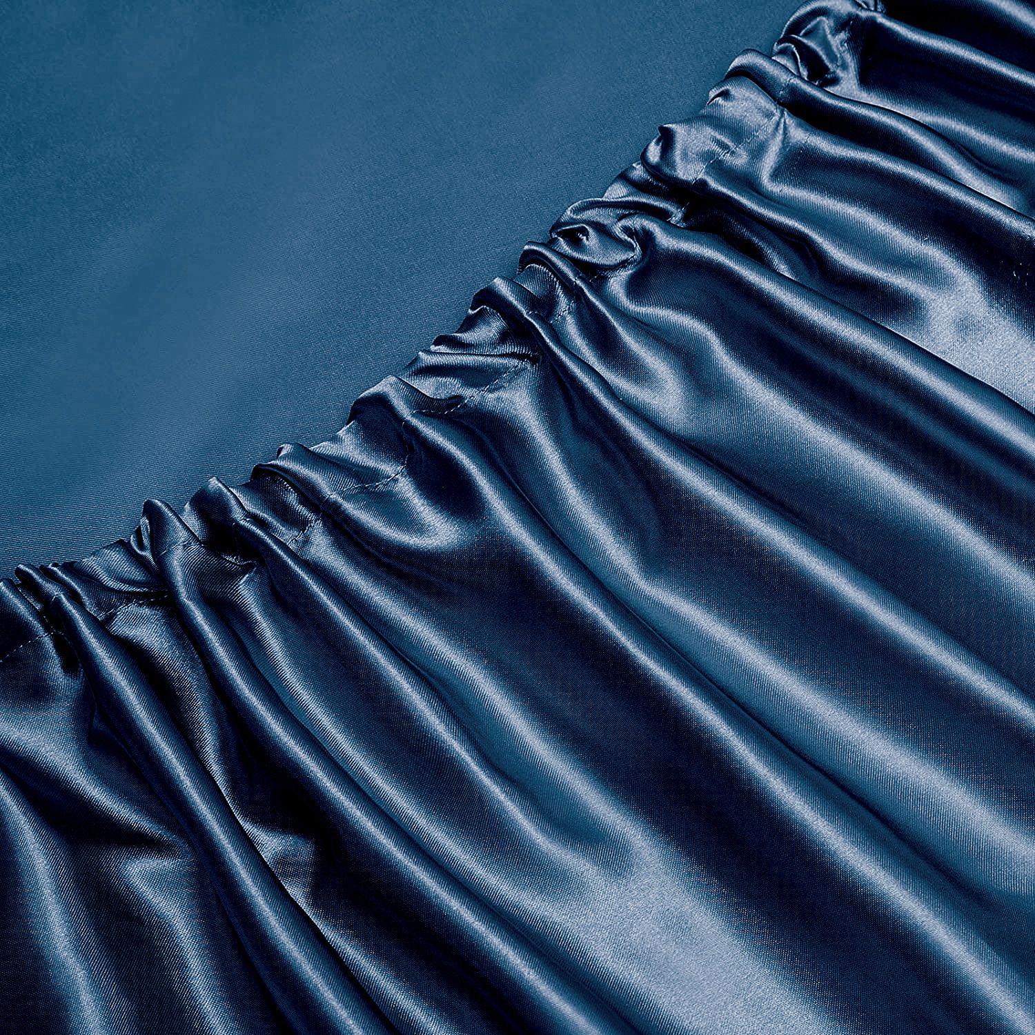 Art Silk Satin Sheet Set Hotel 4 Pieces Fitted/Flat Sheet Bedding Set-Luxury view 4