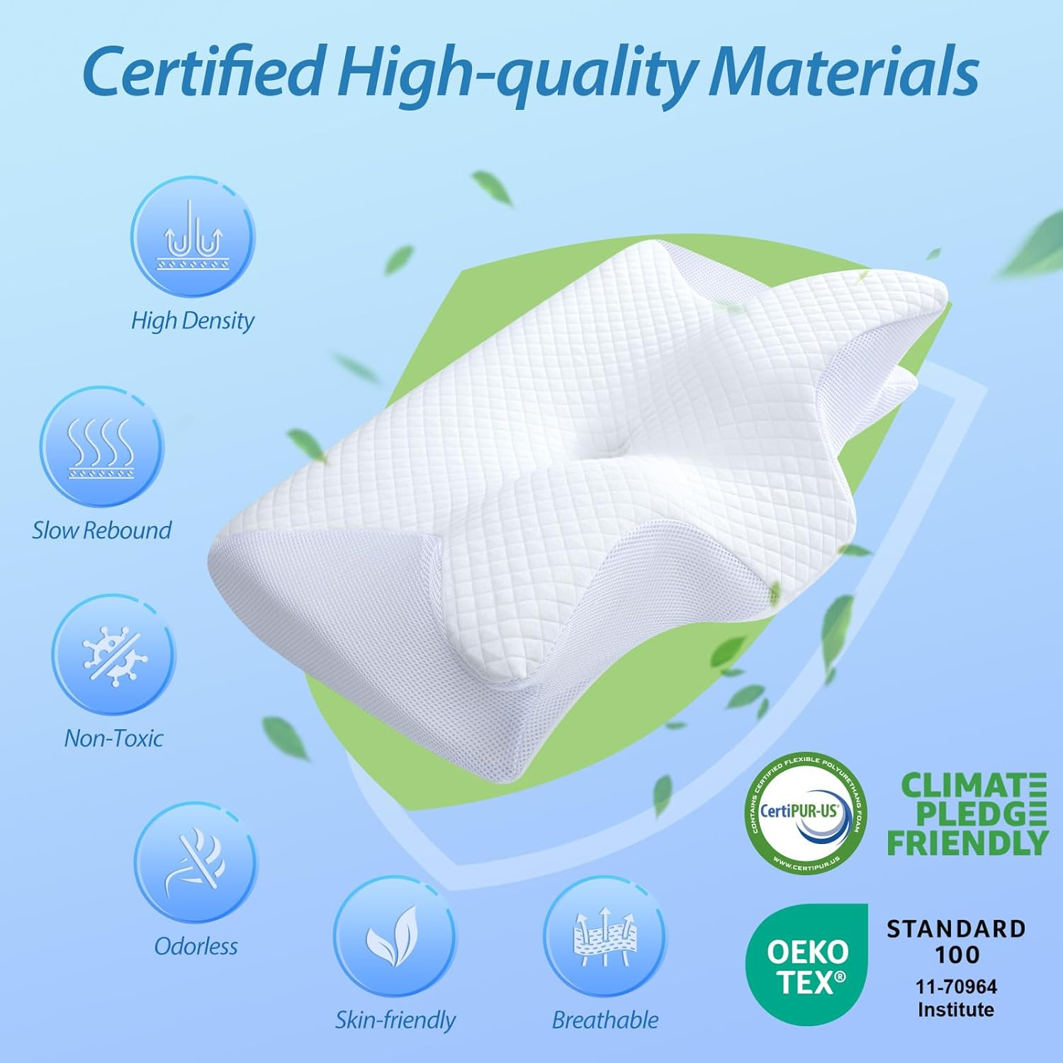 Cervical Neck Pillow for Neck Pain Relief view 3