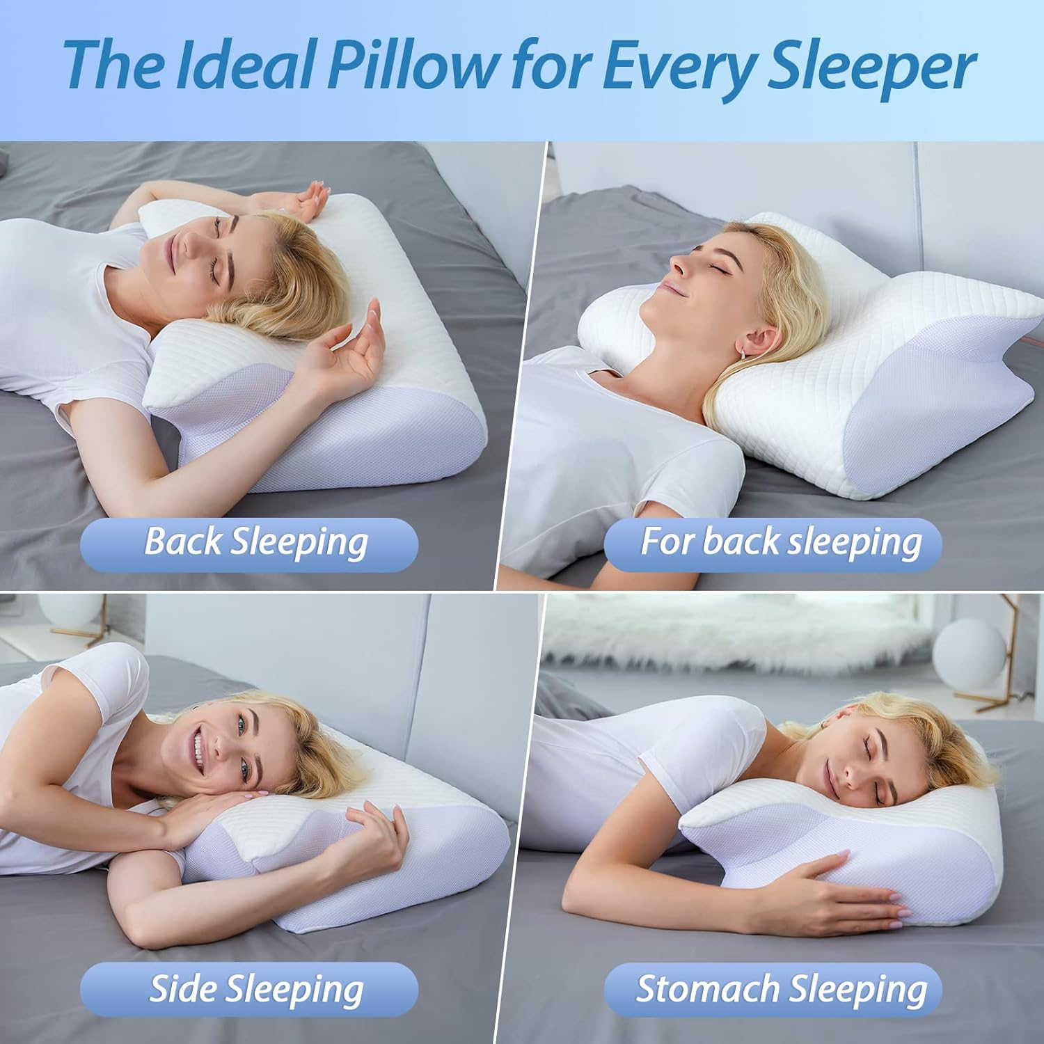 Cervical Neck Pillow for Neck Pain Relief view 5