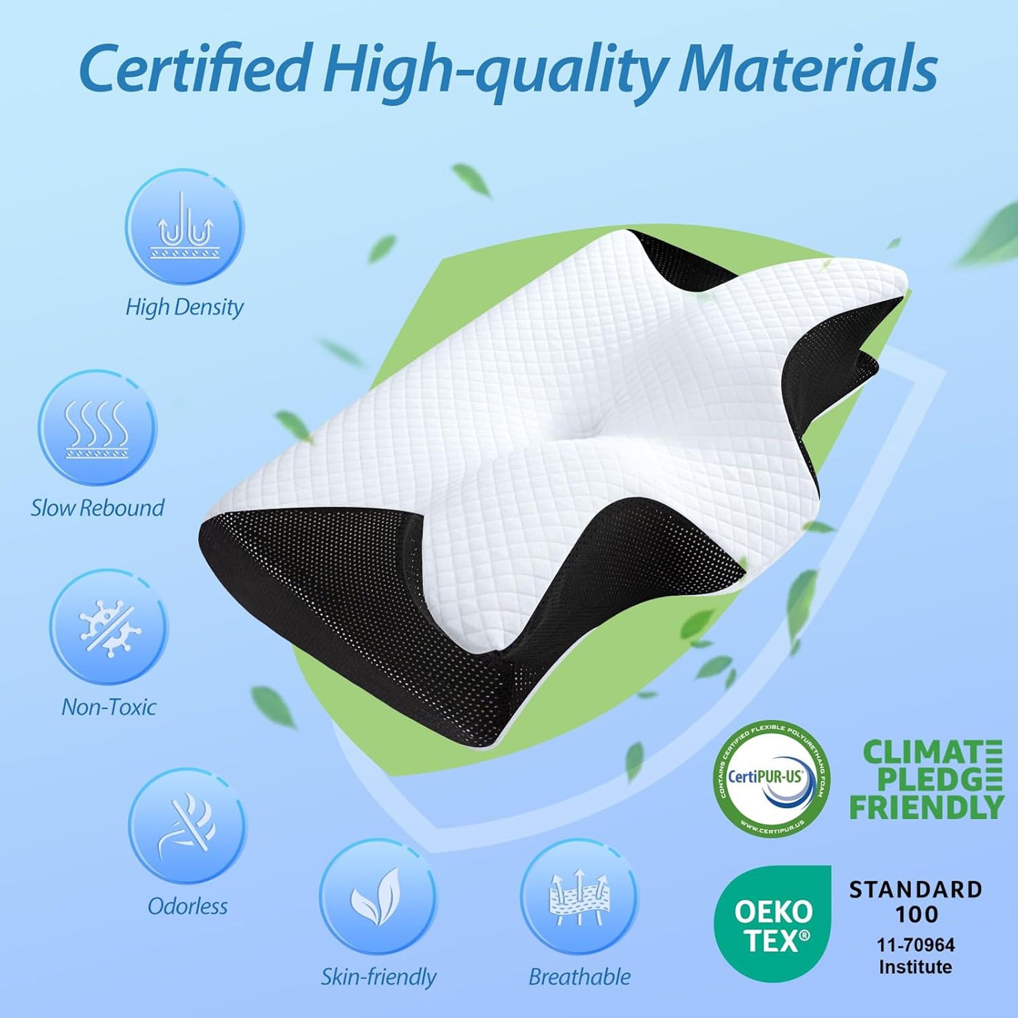 Cervical Neck Pillow for Neck Pain Relief view 3