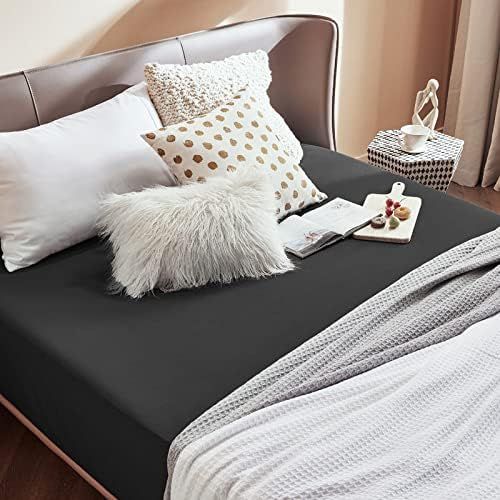 2000TC Hotel Quality Fitted Sheets - 2 Piece Fitted Sheets -Breathable Bedding view 6