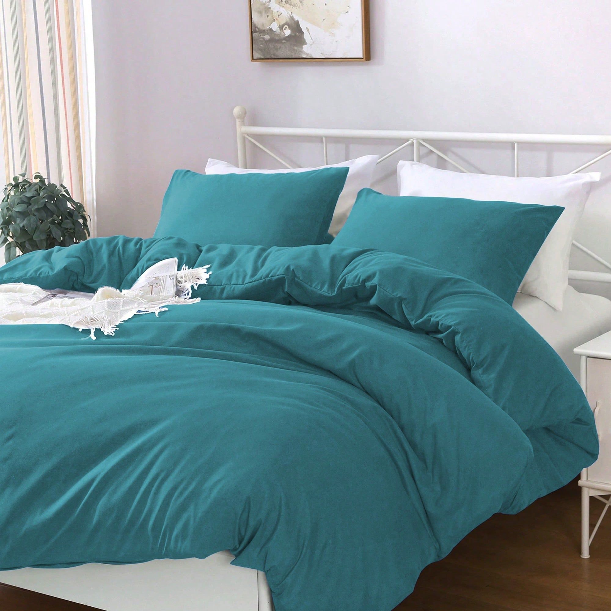 Hotel Soft Microfiber Duvet Cover Set-2000TC Quilt Cover Set & Pillowcases -1 view 2