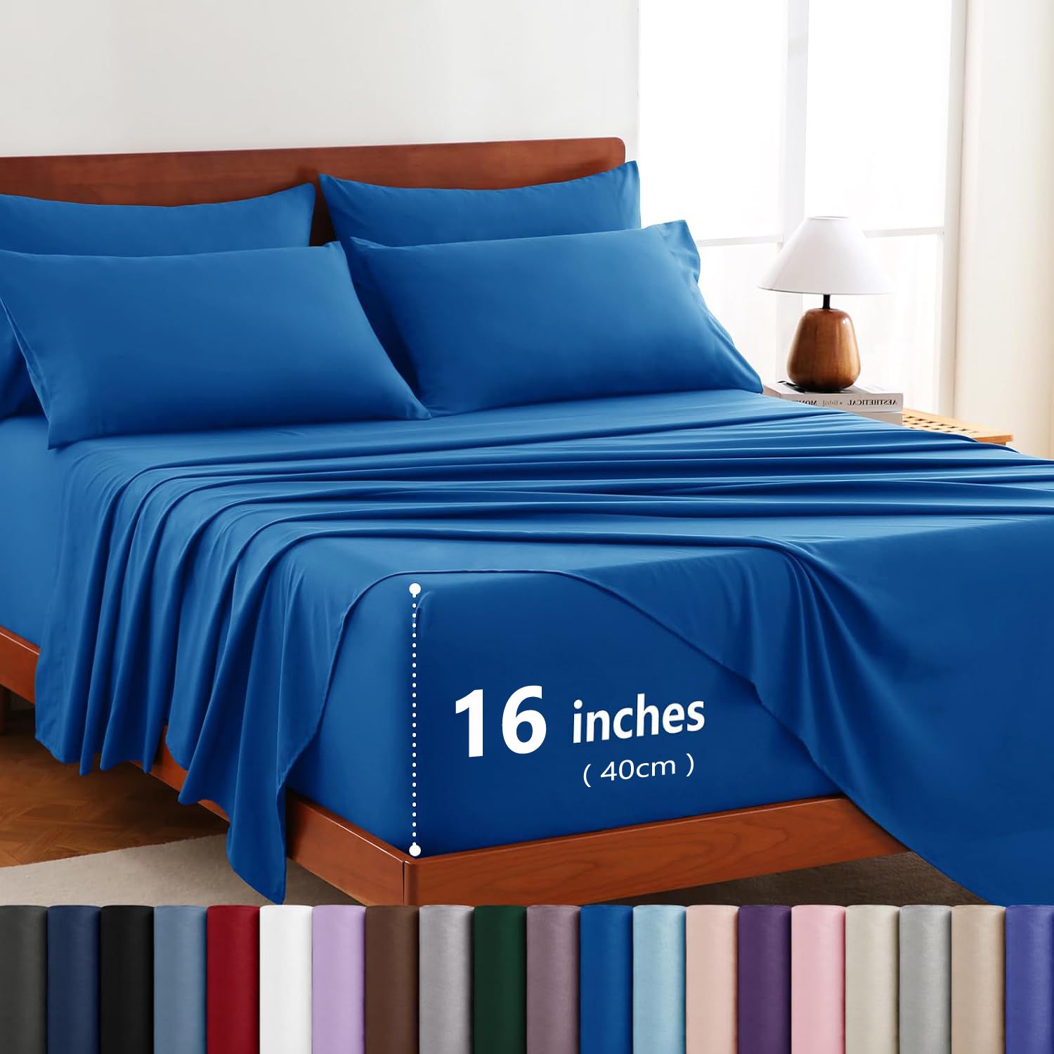 Hotel Soft Bed Sheet Set- Bedding Sheets & Pillowcases -Breathable Bedding