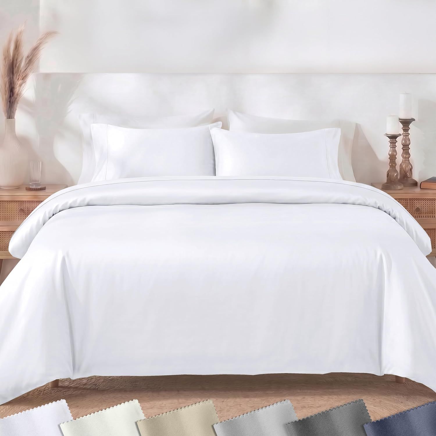 Hotel Soft Microfiber Duvet Cover Set-2000TC Quilt Cover Set & Pillowcases -1