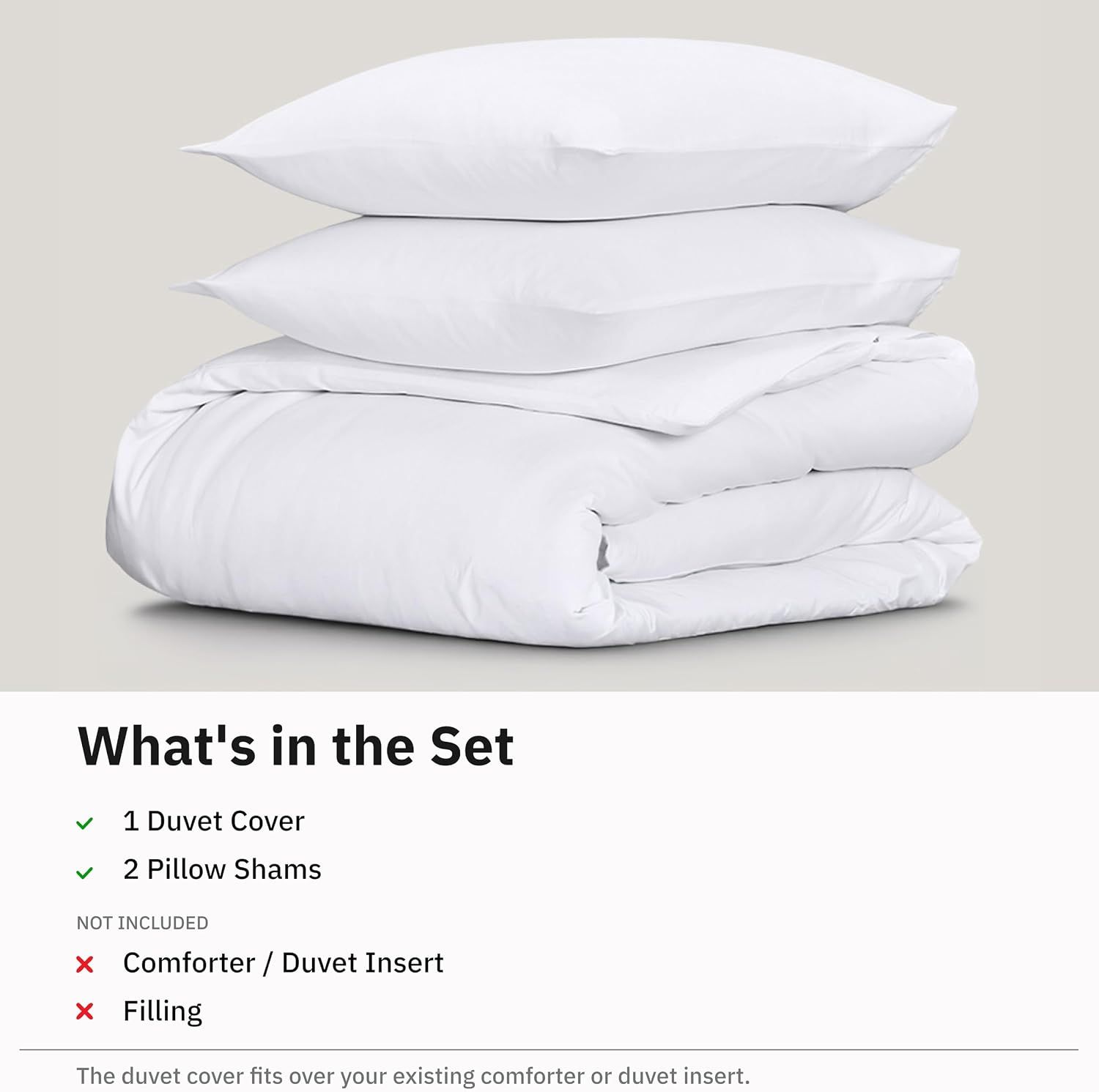 Hotel Soft Microfiber Duvet Cover Set-2000TC Quilt Cover Set & Pillowcases -1 view 2