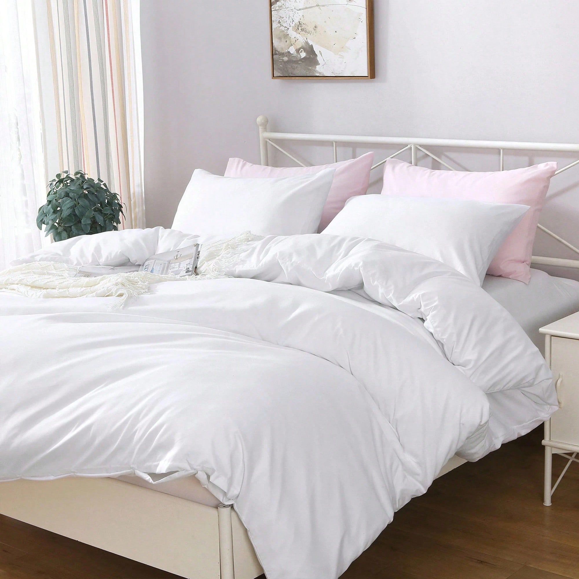 Hotel Soft Microfiber Duvet Cover Set-2000TC Quilt Cover Set & Pillowcases -1 view 2