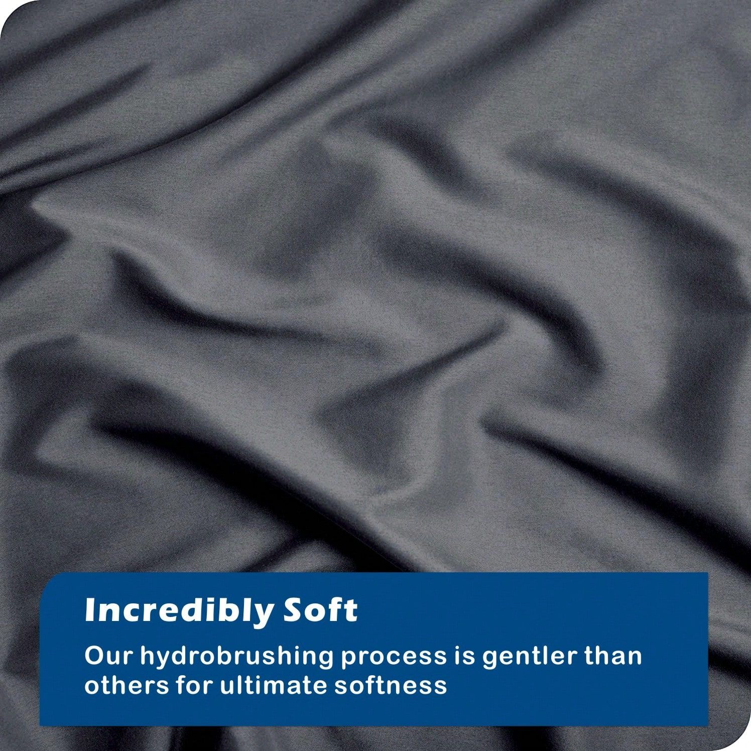 Hotel Soft Microfiber Duvet Cover Set-2000TC Quilt Cover Set & Pillowcases -1 view 6