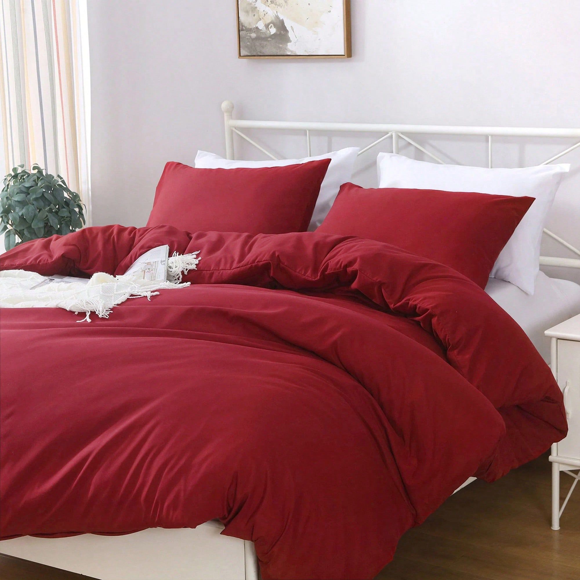 Hotel Soft Microfiber Duvet Cover Set-2000TC Quilt Cover Set & Pillowcases -1 view 2