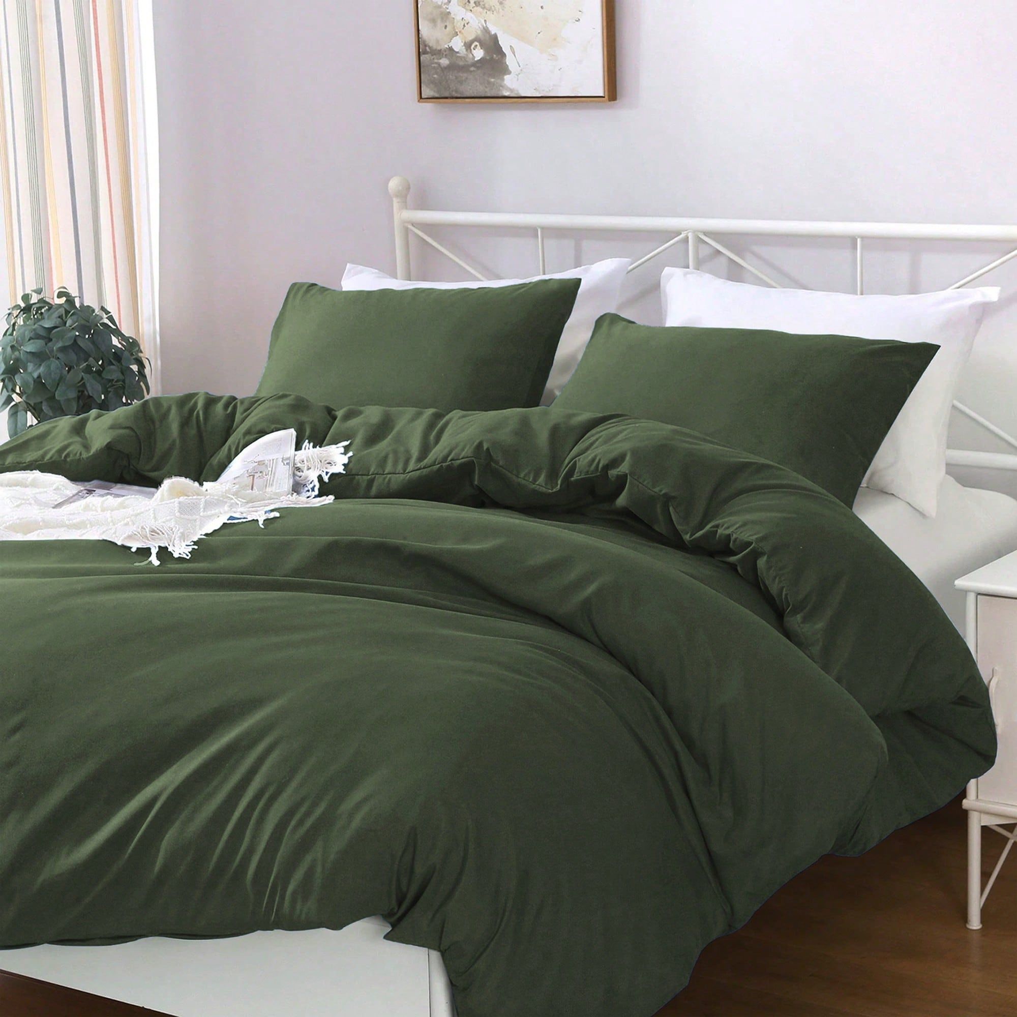 Hotel Soft Microfiber Duvet Cover Set-2000TC Quilt Cover Set & Pillowcases -1 view 2